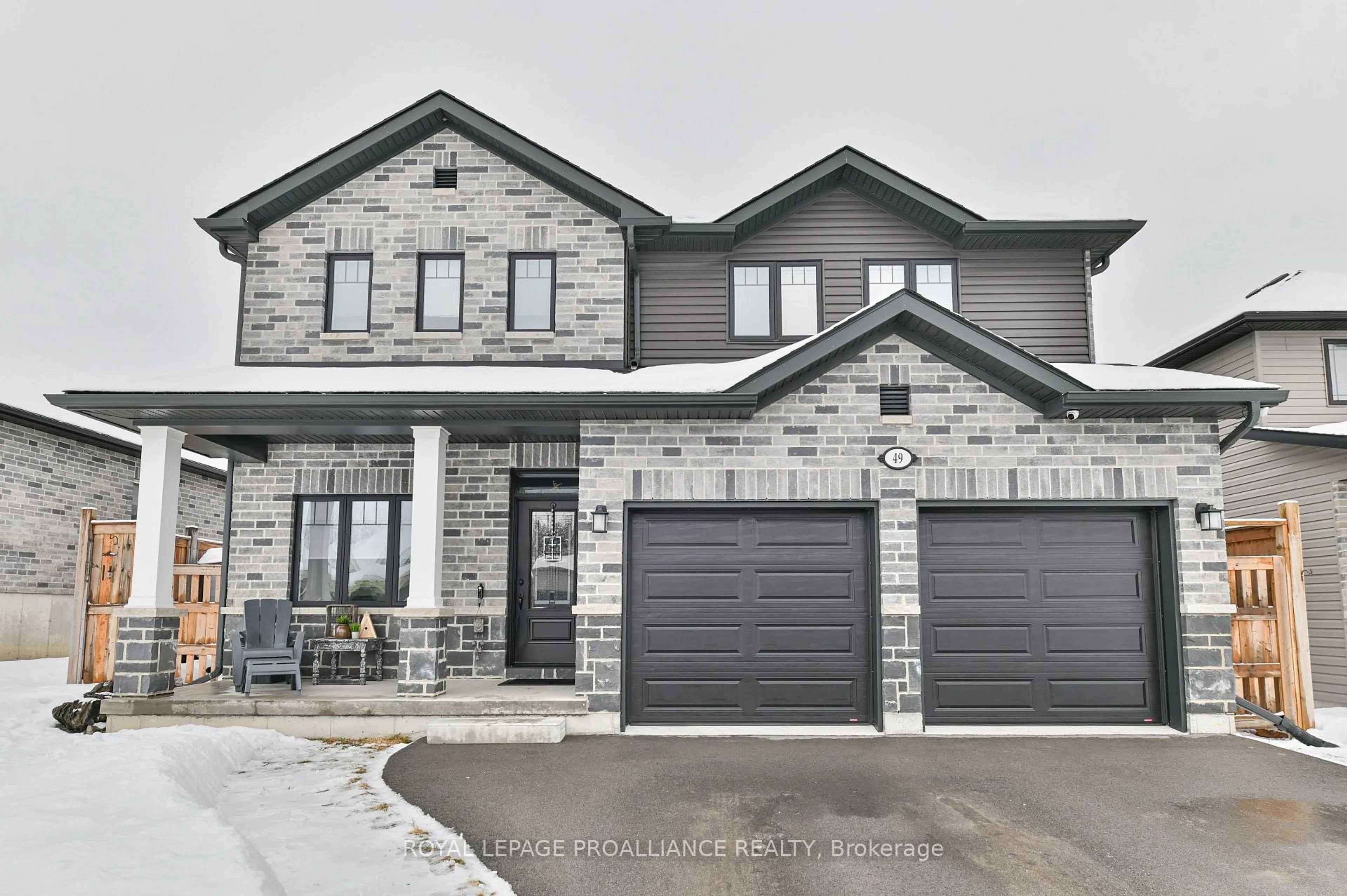 Home with brick exterior material, street for 49 Redwood Dr, Belleville Ontario K8N 0K3