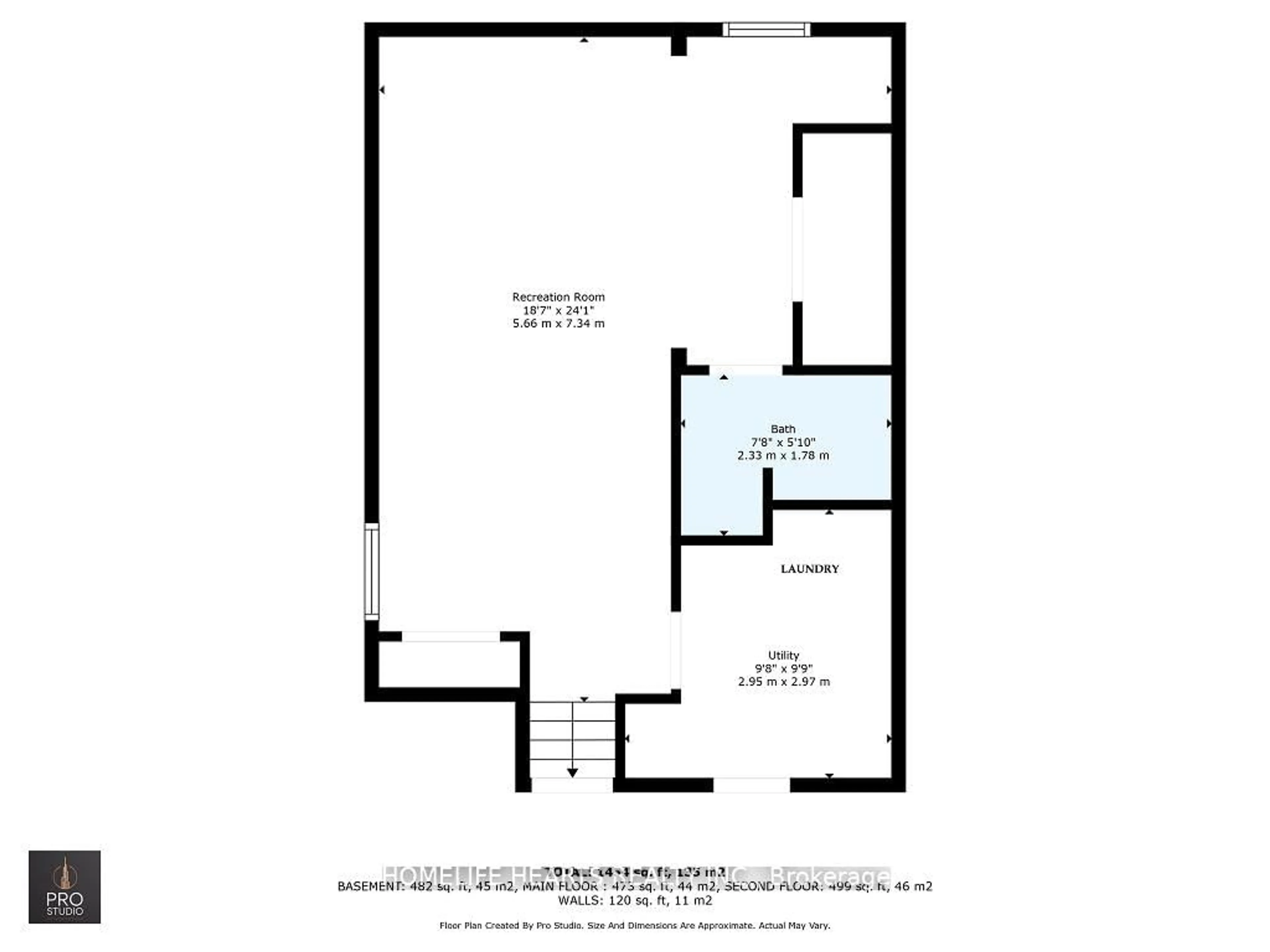 Floor plan for 19 Hopewell Cres, Hamilton Ontario L8J 1P3