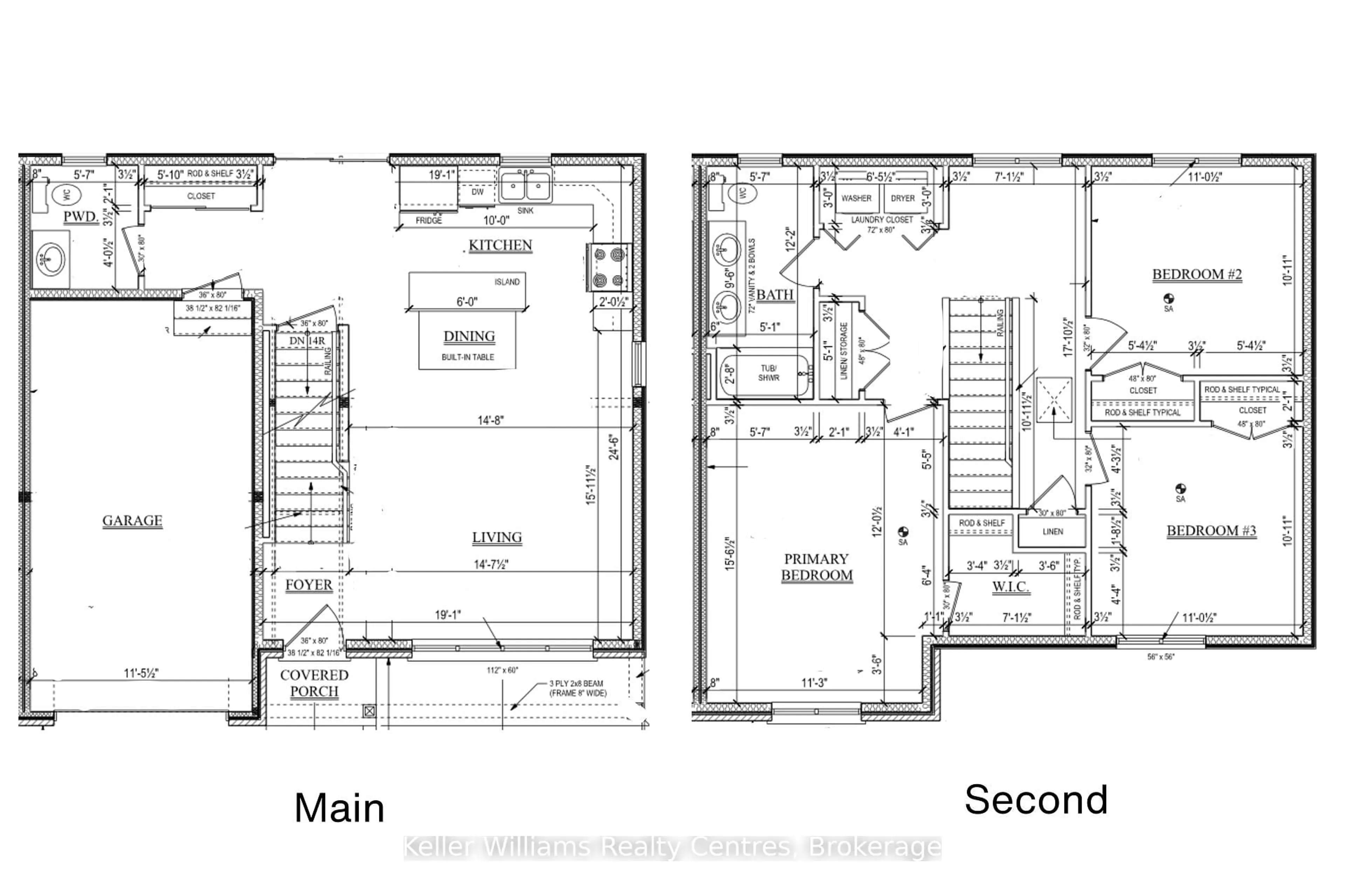 Floor plan for 92 Griffith St, Brockton Ontario N0G 2V0