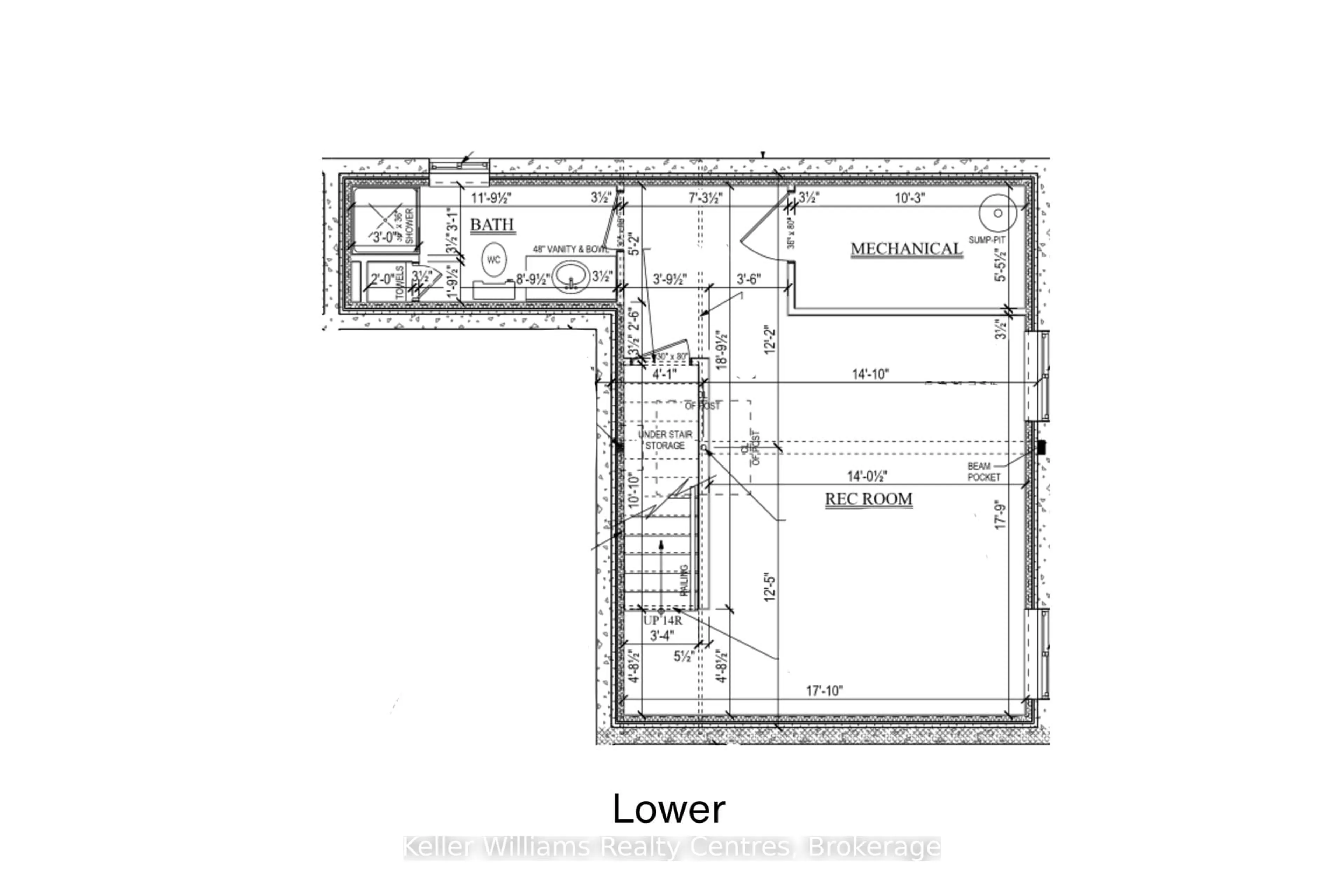 Floor plan for 92 Griffith St, Brockton Ontario N0G 2V0