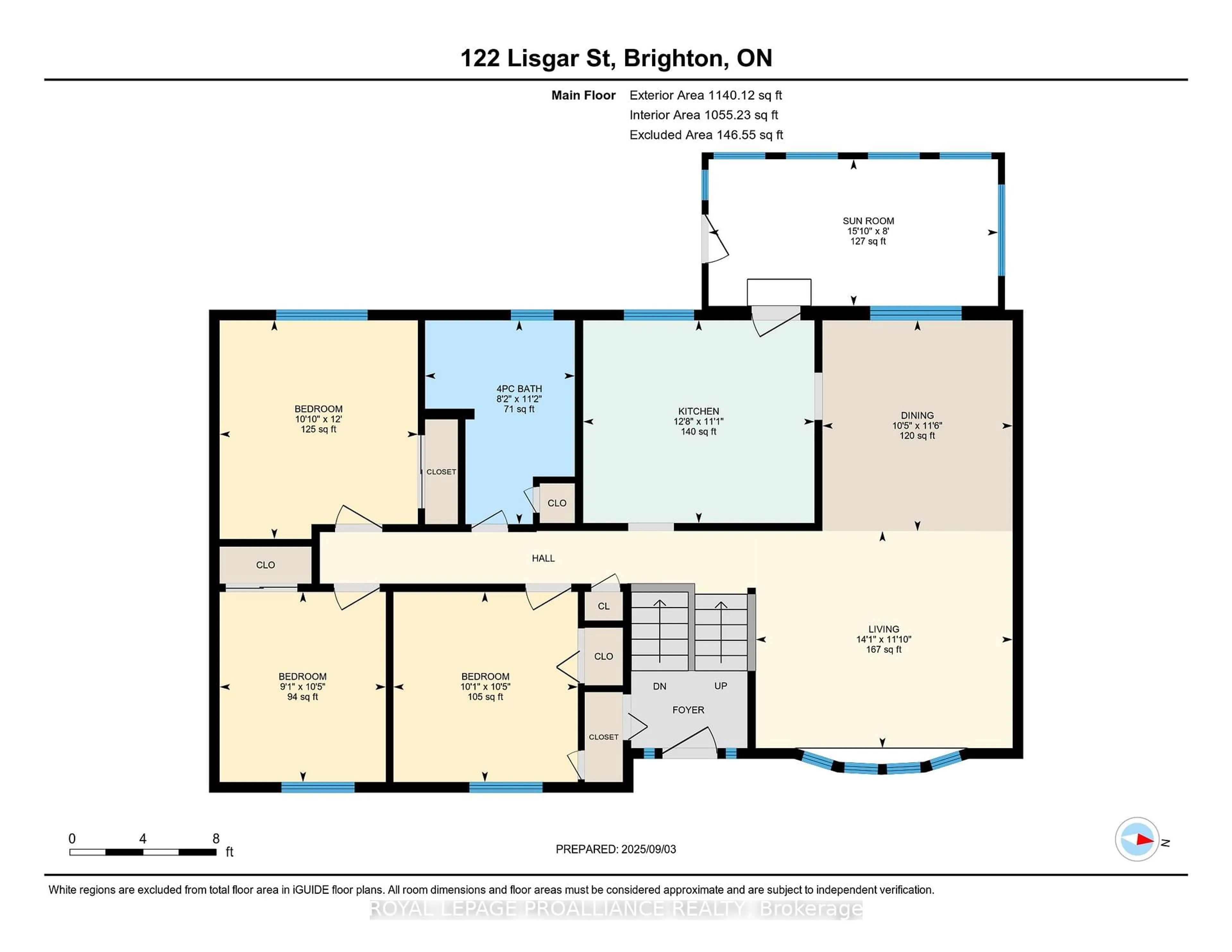 Floor plan for 122 Lisgar St, Brighton Ontario K0K 1H0