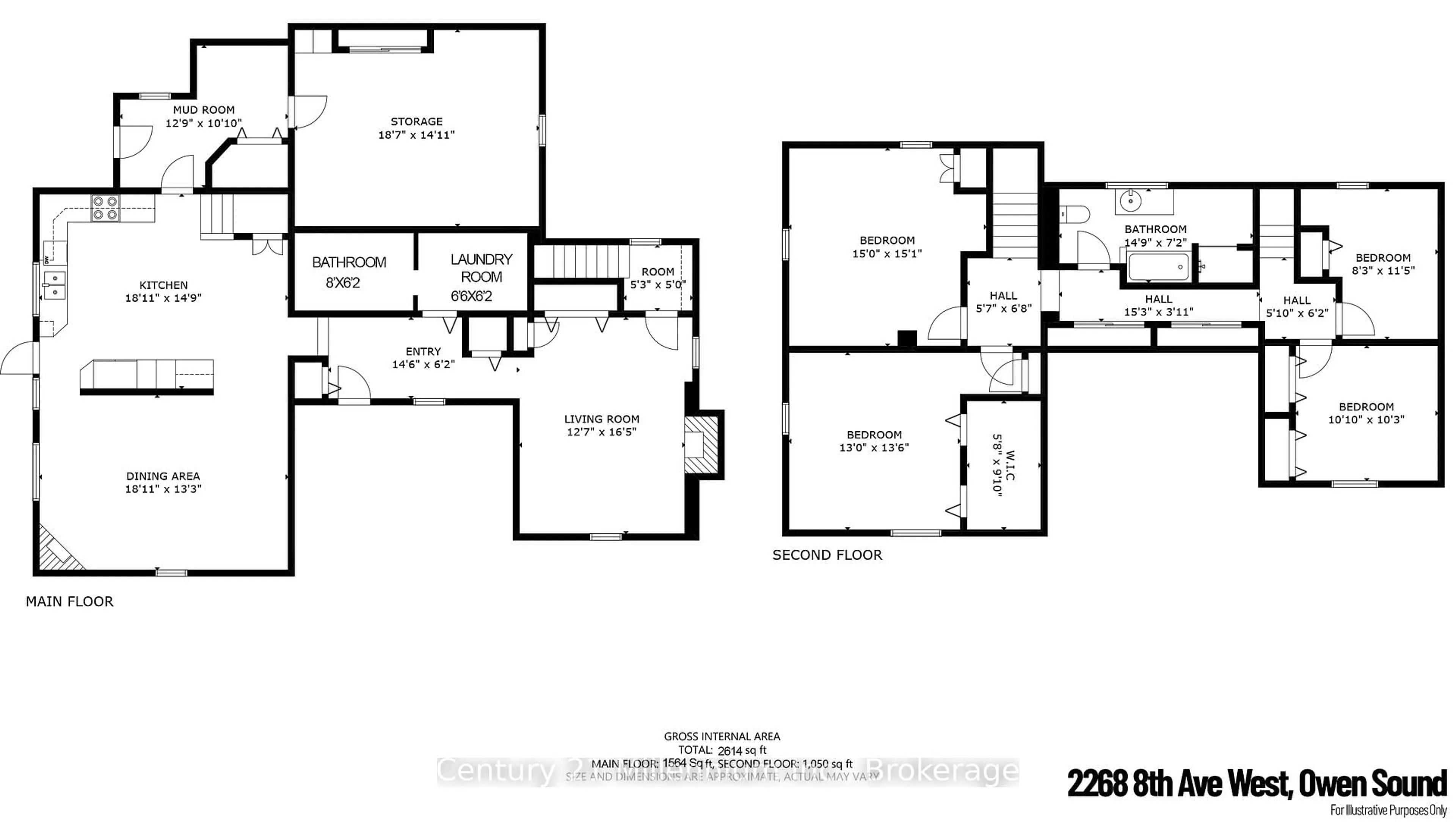 Floor plan for 2268 8th Ave, Georgian Bluffs Ontario N4K 5M8