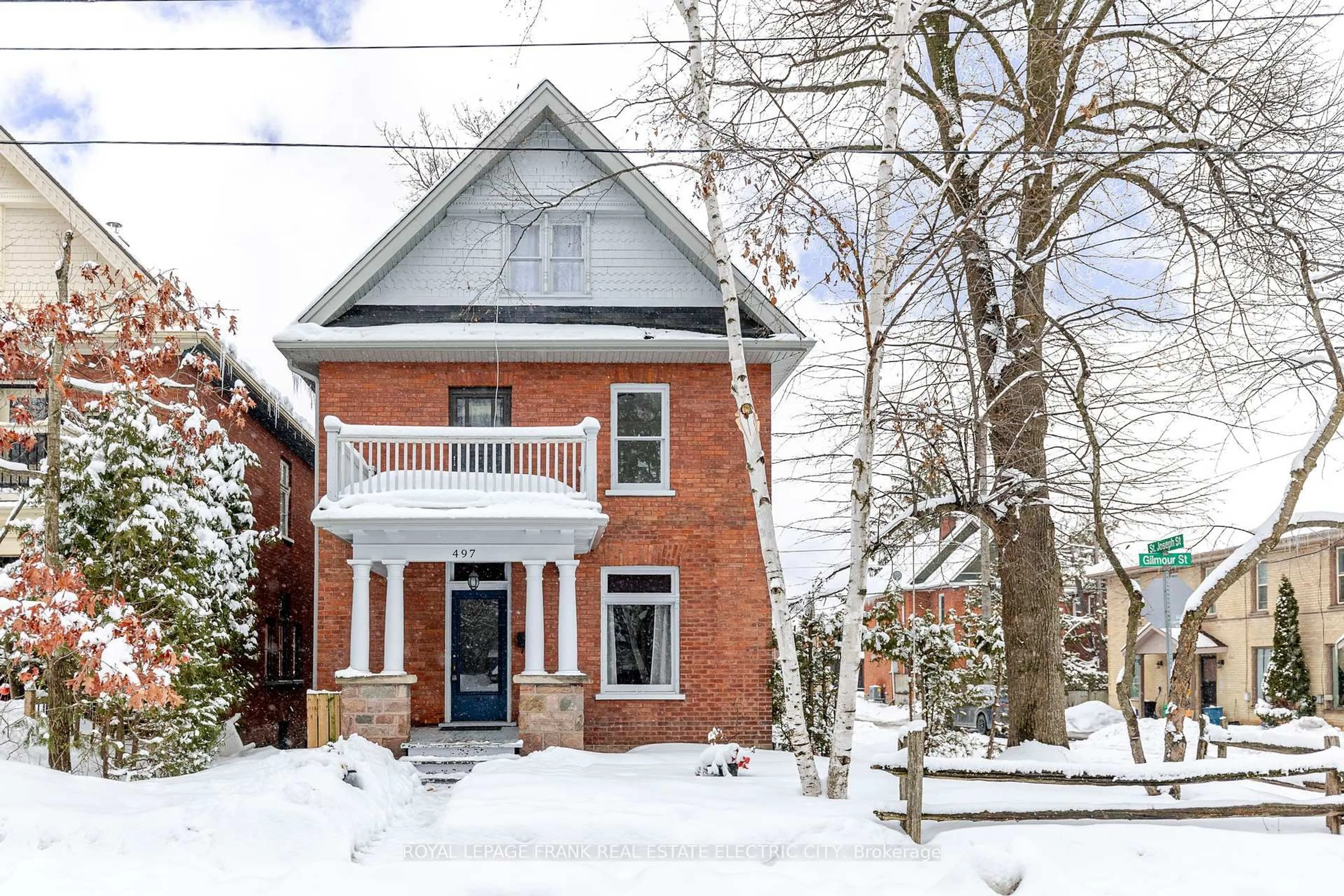 Home with brick exterior material, street for 497 Gilmour St, Peterborough Ontario K9H 2J8