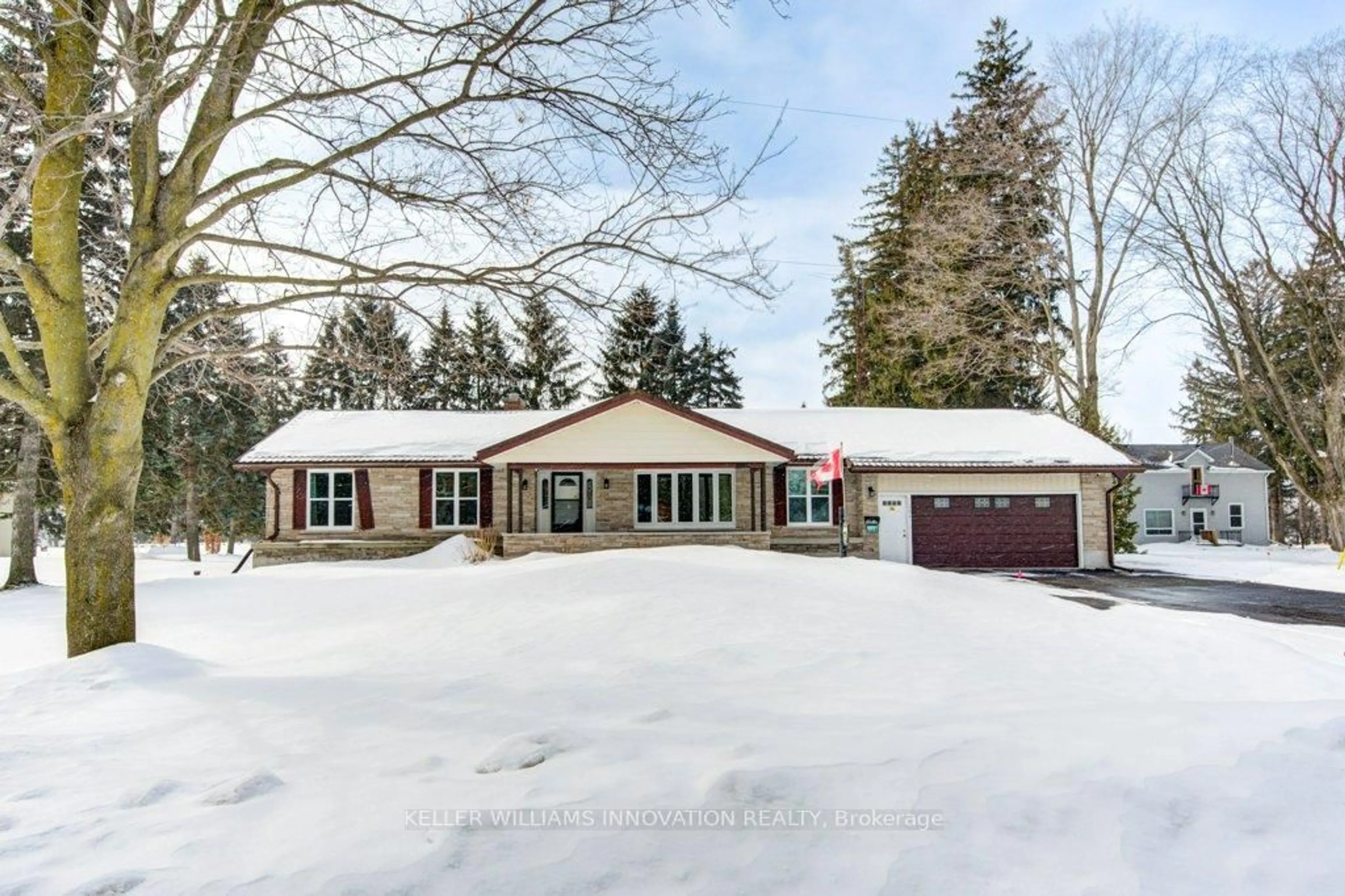 A pic from outside/outdoor area/front of a property/back of a property/a pic from drone, street for 6691 Perth Line 44, West Perth Ontario N0K 1A0