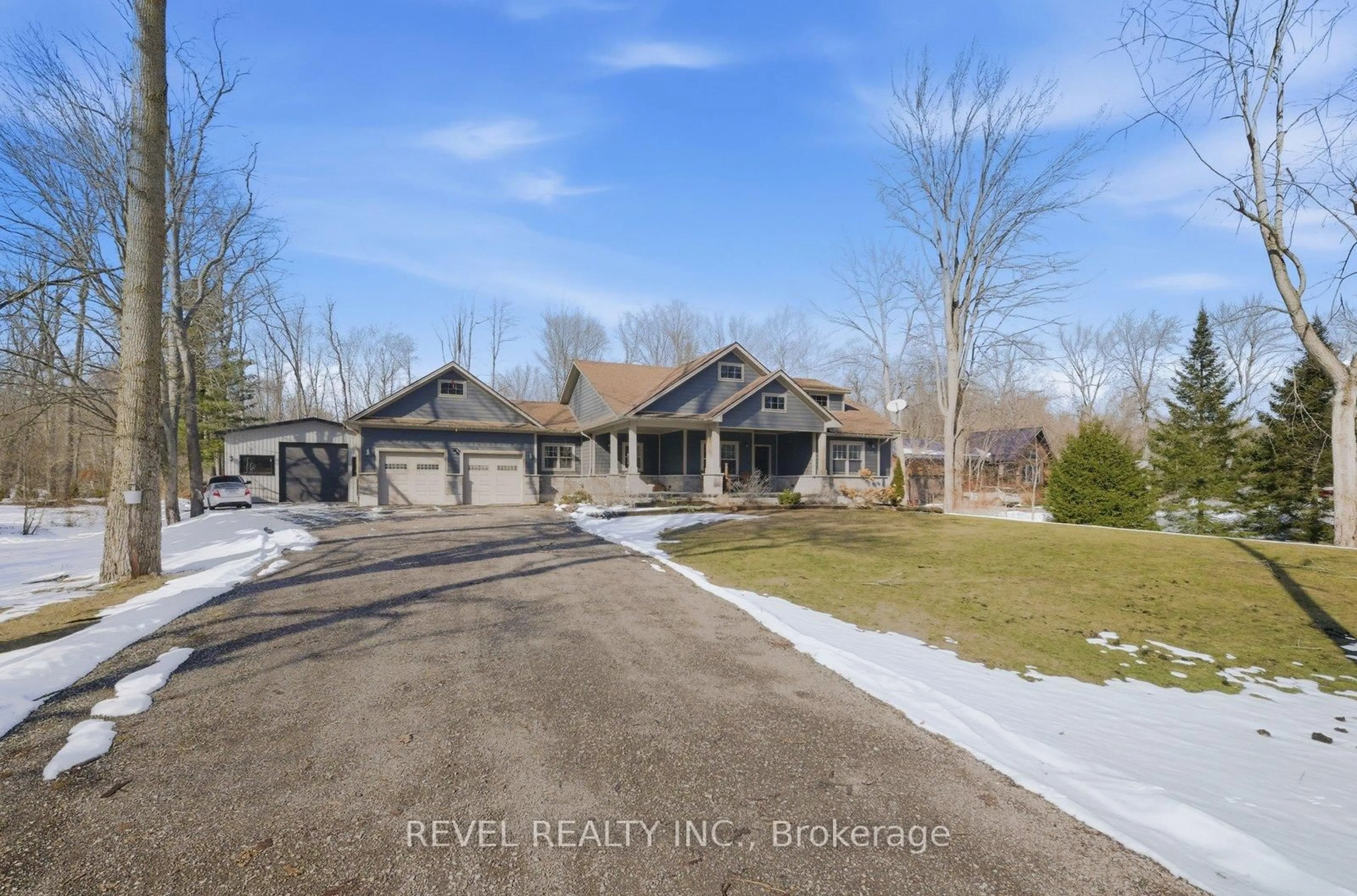 A pic from outside/outdoor area/front of a property/back of a property/a pic from drone, water/lake/river/ocean view for 1201 Middleton-North Walsingham Townline, Norfolk Ontario N4B 2W4