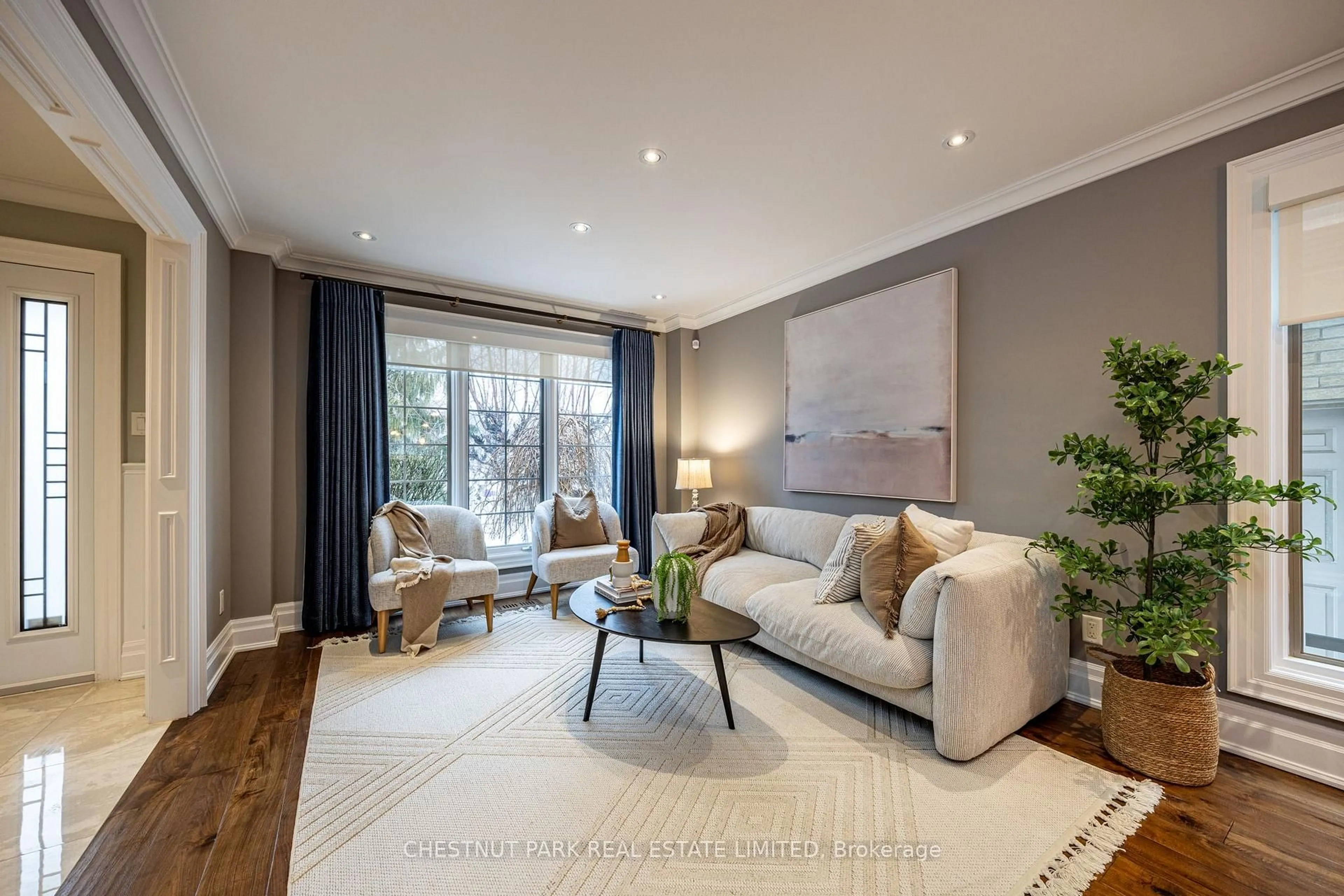 Living room with furniture, unknown for 104 Gatestone Dr, Hamilton Ontario L8J 3S1