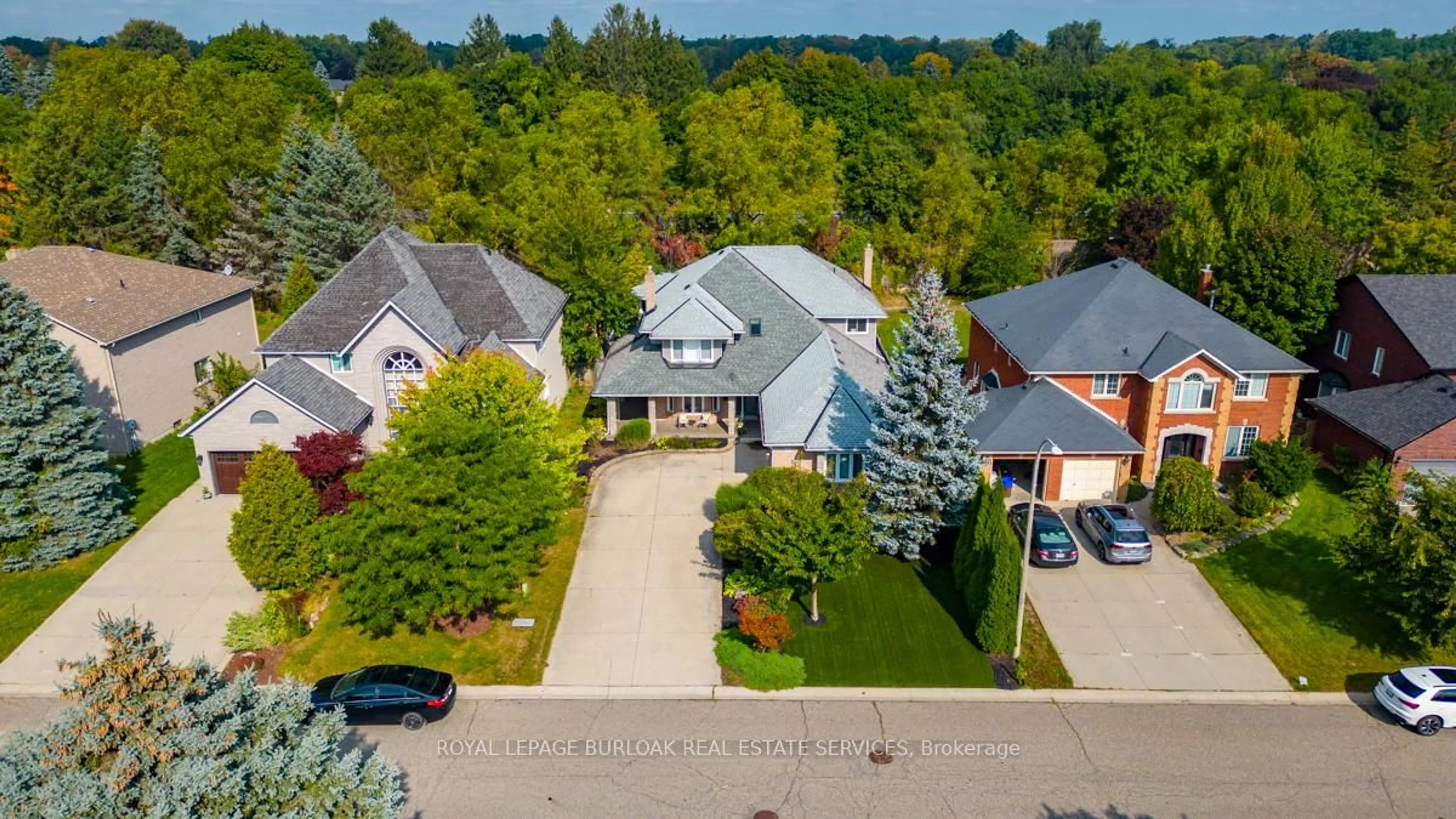 A pic from outside/outdoor area/front of a property/back of a property/a pic from drone, street for 117 Miller Dr, Hamilton Ontario L9G 4W2