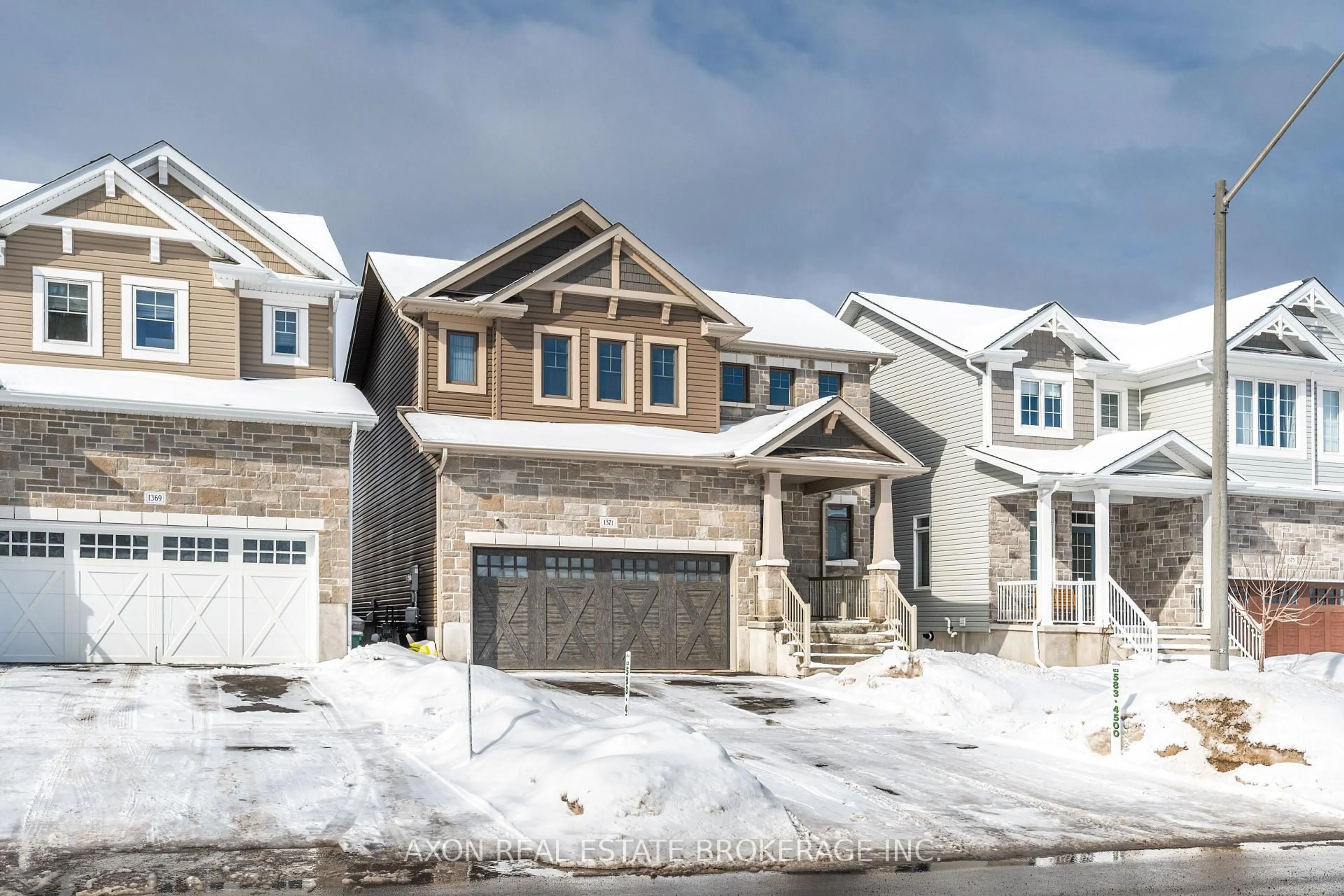 Home with vinyl exterior material, street for 1371 Andersen Dr, Kingston Ontario K7P 0C6