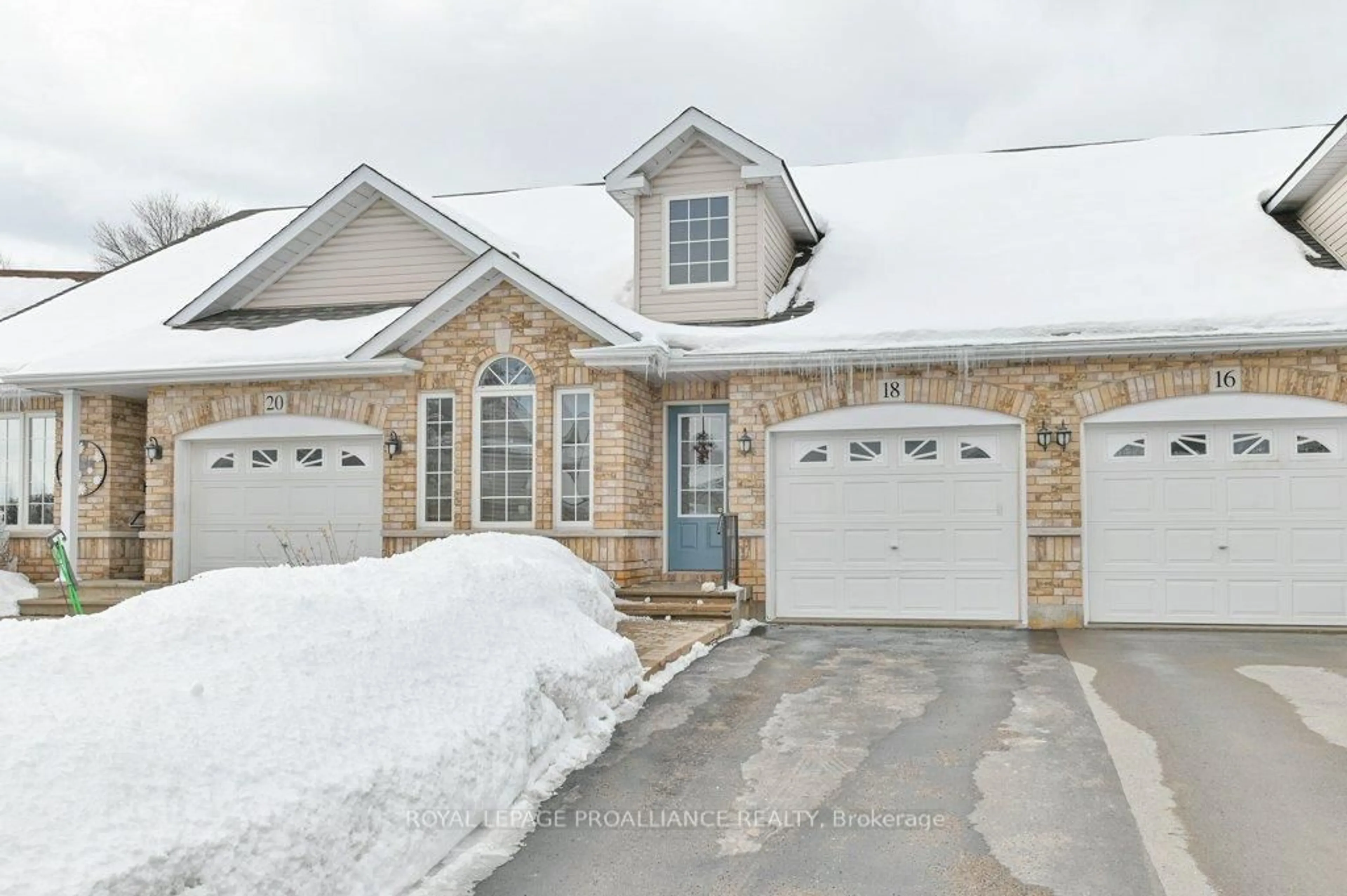 Home with brick exterior material, street for 18 Sarah Crt, Belleville Ontario K8P 0A1