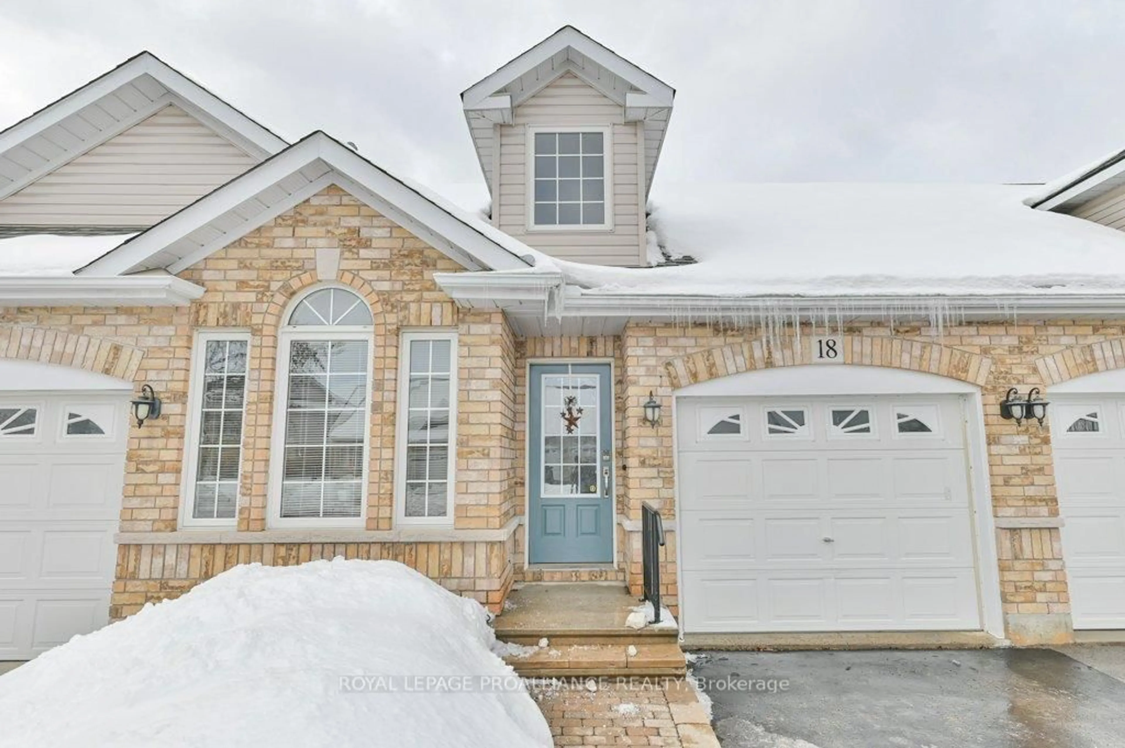 Home with brick exterior material, street for 18 Sarah Crt, Belleville Ontario K8P 0A1