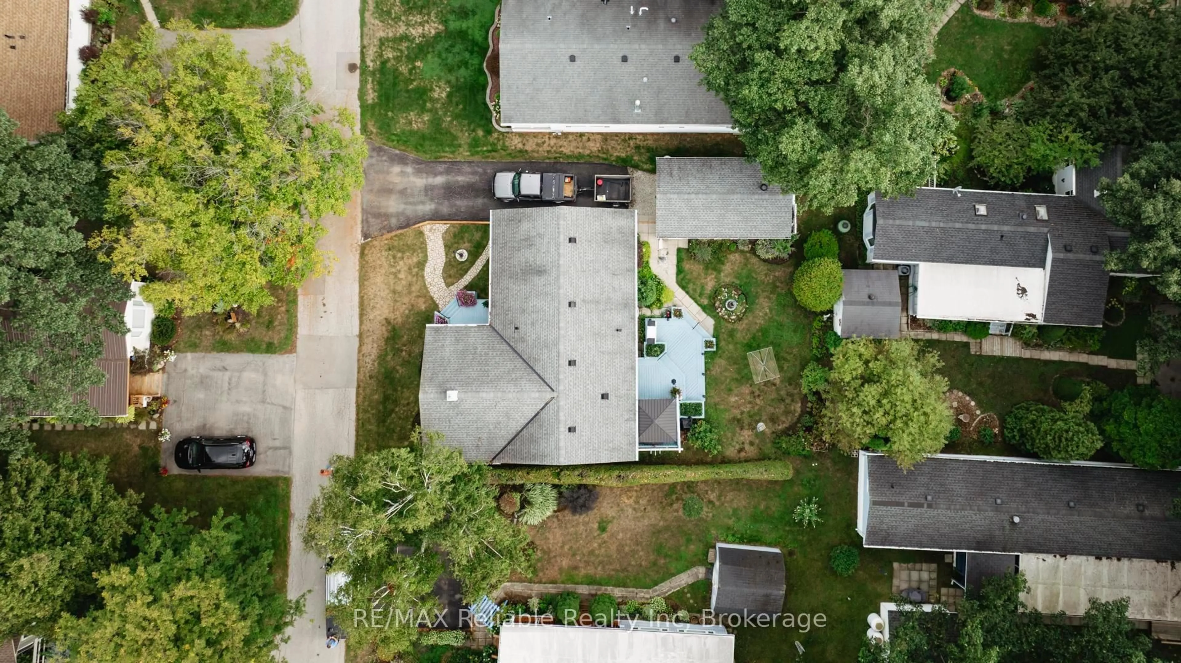 A pic from outside/outdoor area/front of a property/back of a property/a pic from drone, street for 8 Cree Lane, Ashfield-Colborne-Wawanosh Ontario N7A 3Y2