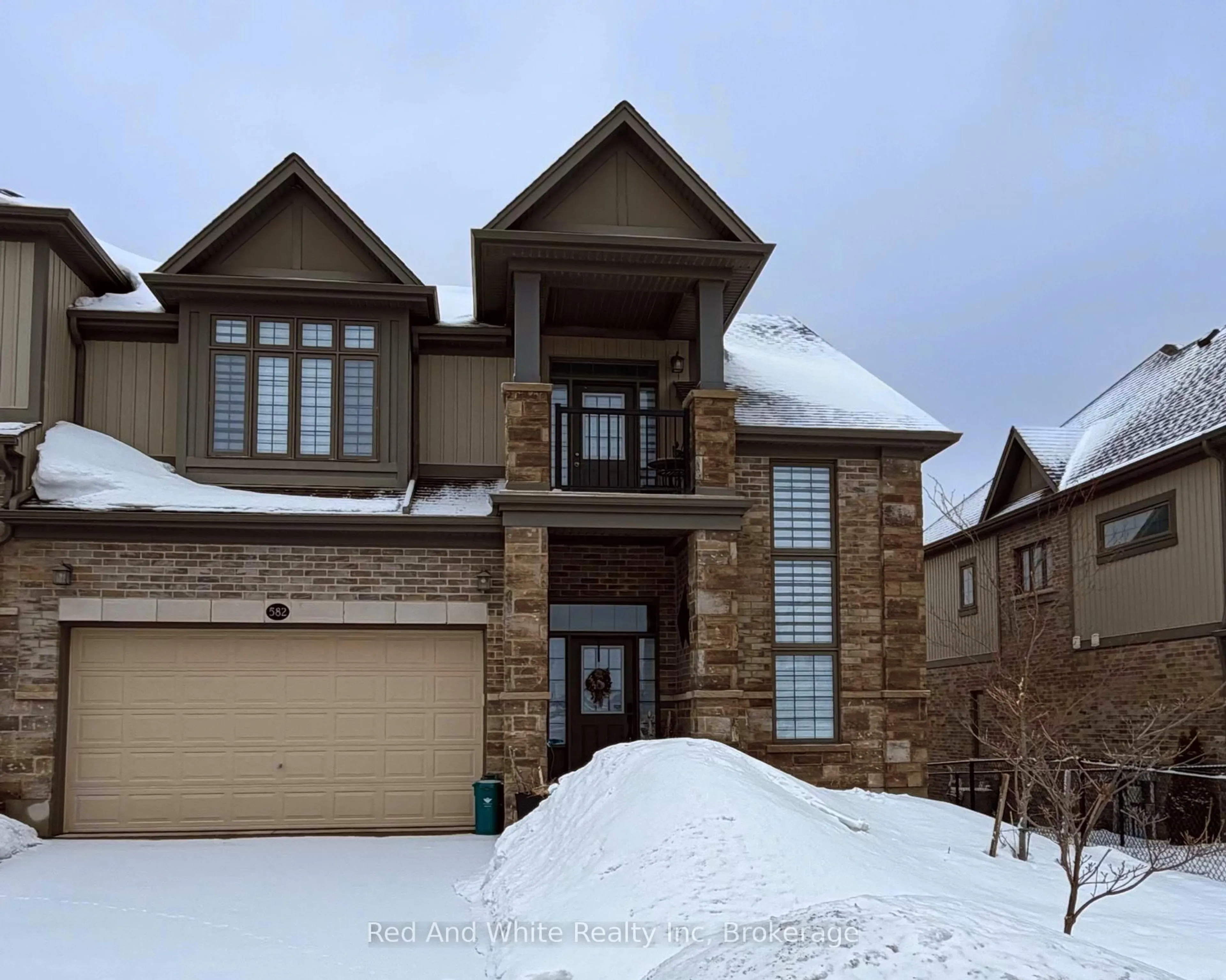 Home with brick exterior material, unknown for 582 Mayapple St, Waterloo Ontario N2V 0E3