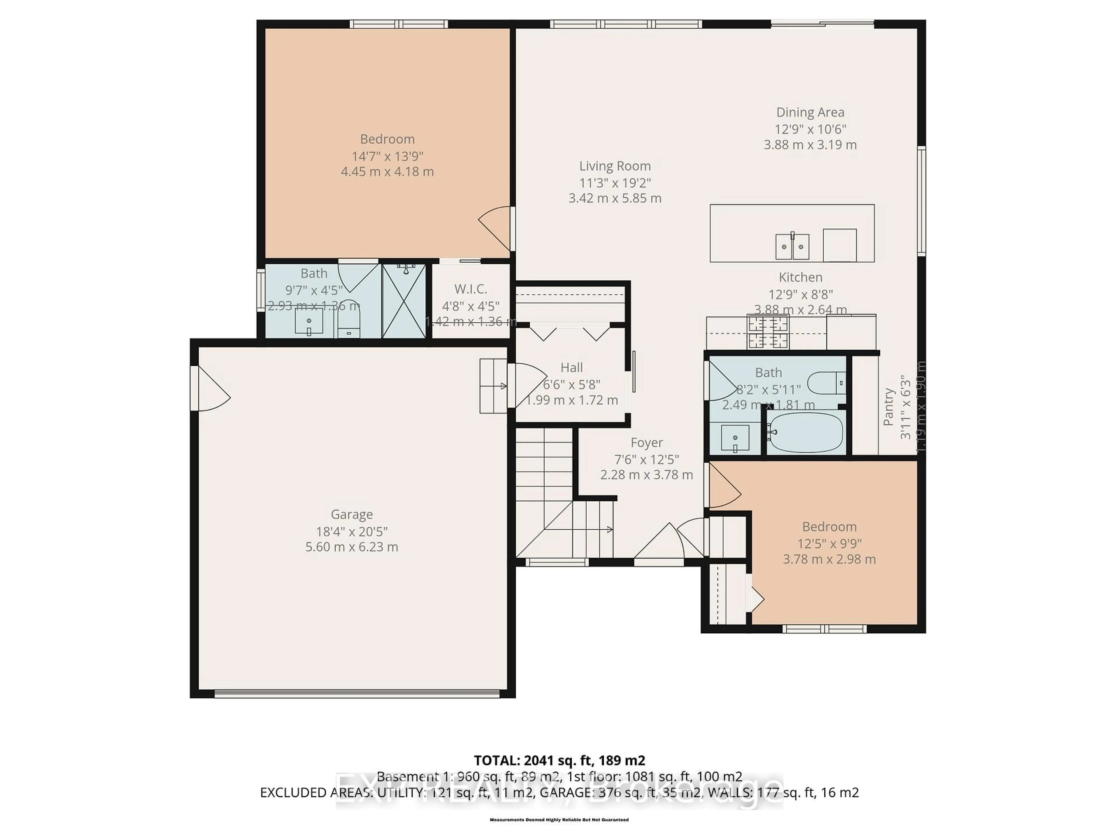 Floor plan for 62 Craig St, Belleville Ontario K8P 2J9