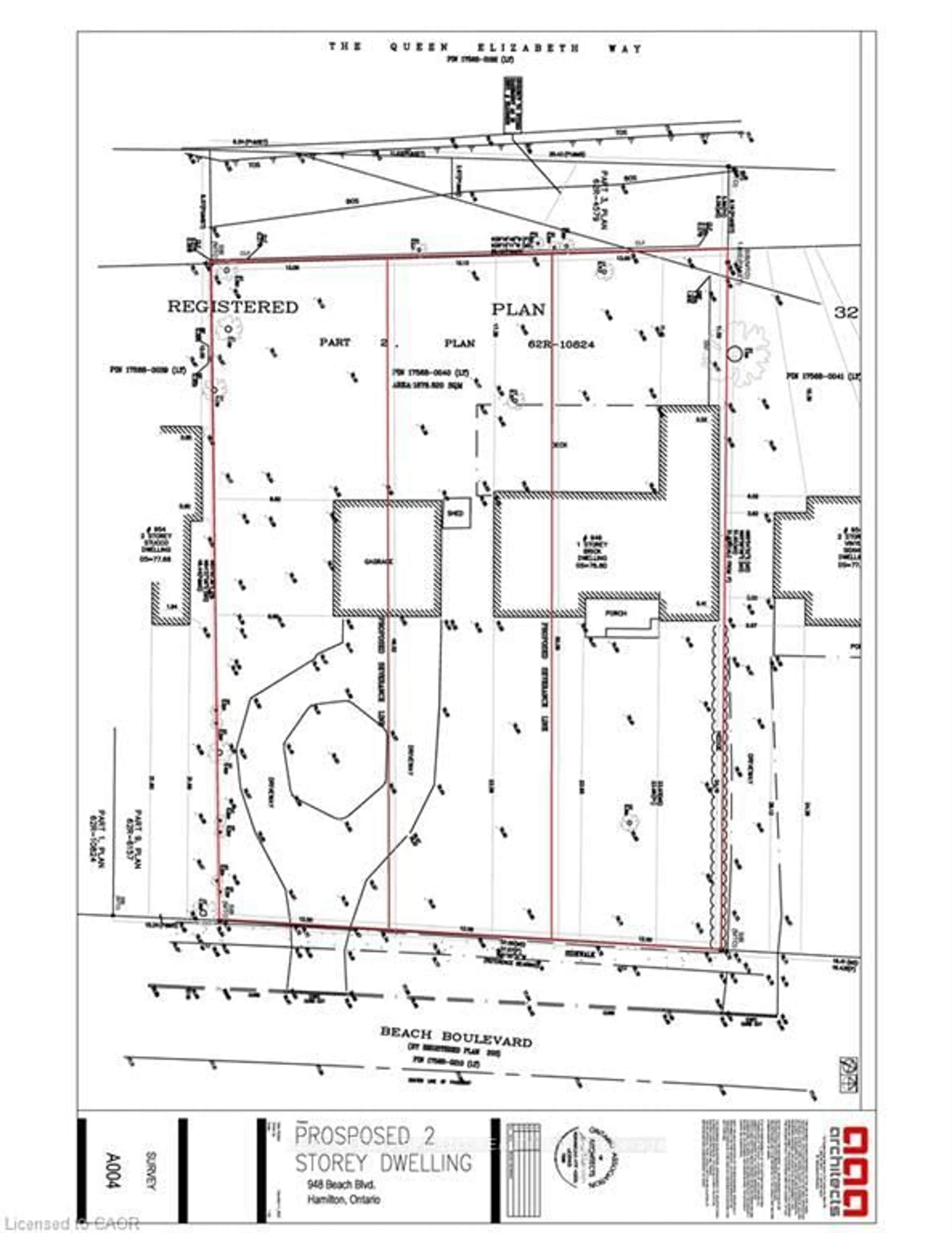 Floor plan for 940-946 Beach Blvd, Hamilton Ontario L8H 6Z4