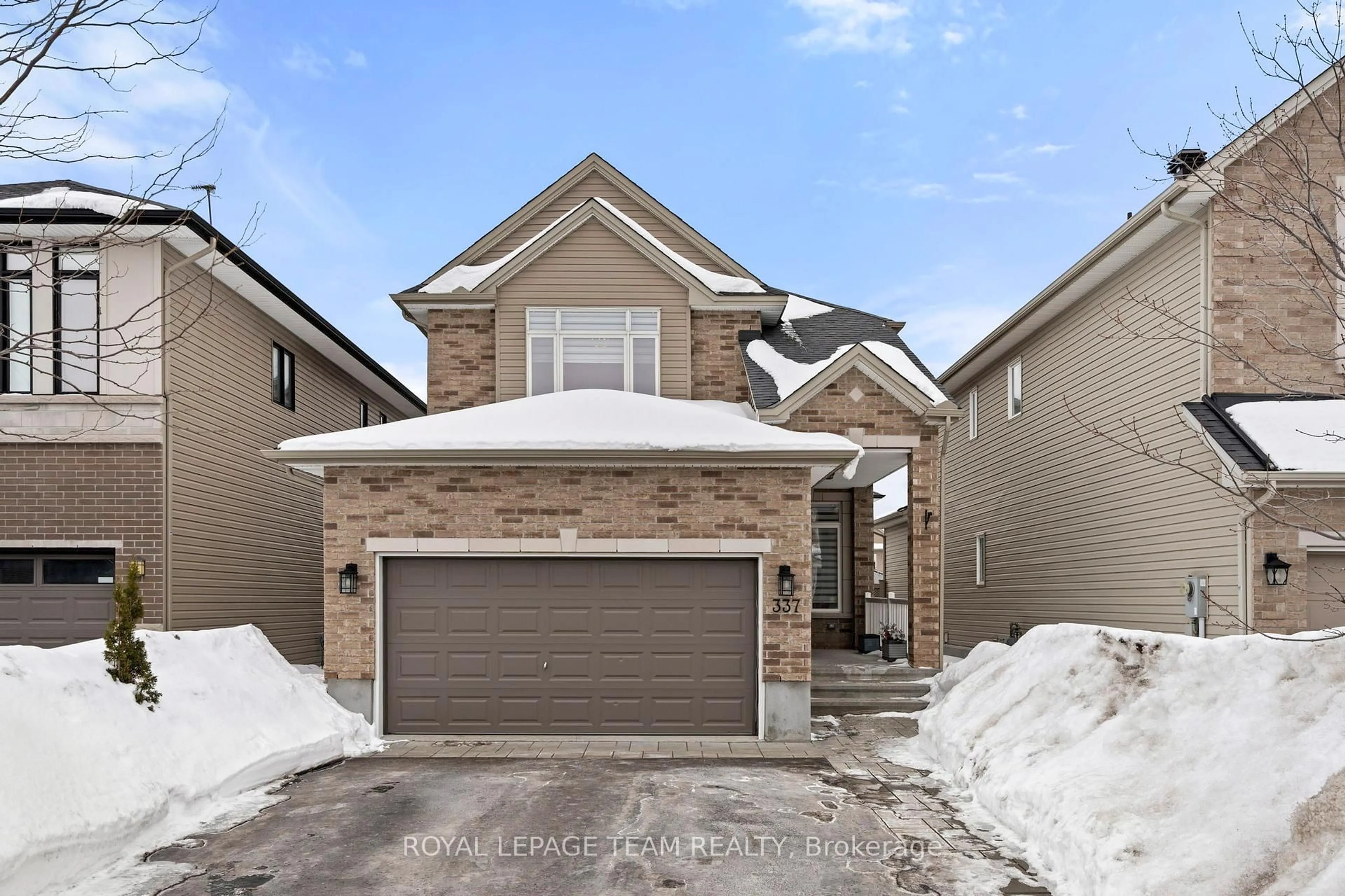 Home with brick exterior material, street for 337 Sugar Pine Cres, Kanata Ontario K2M 0H6