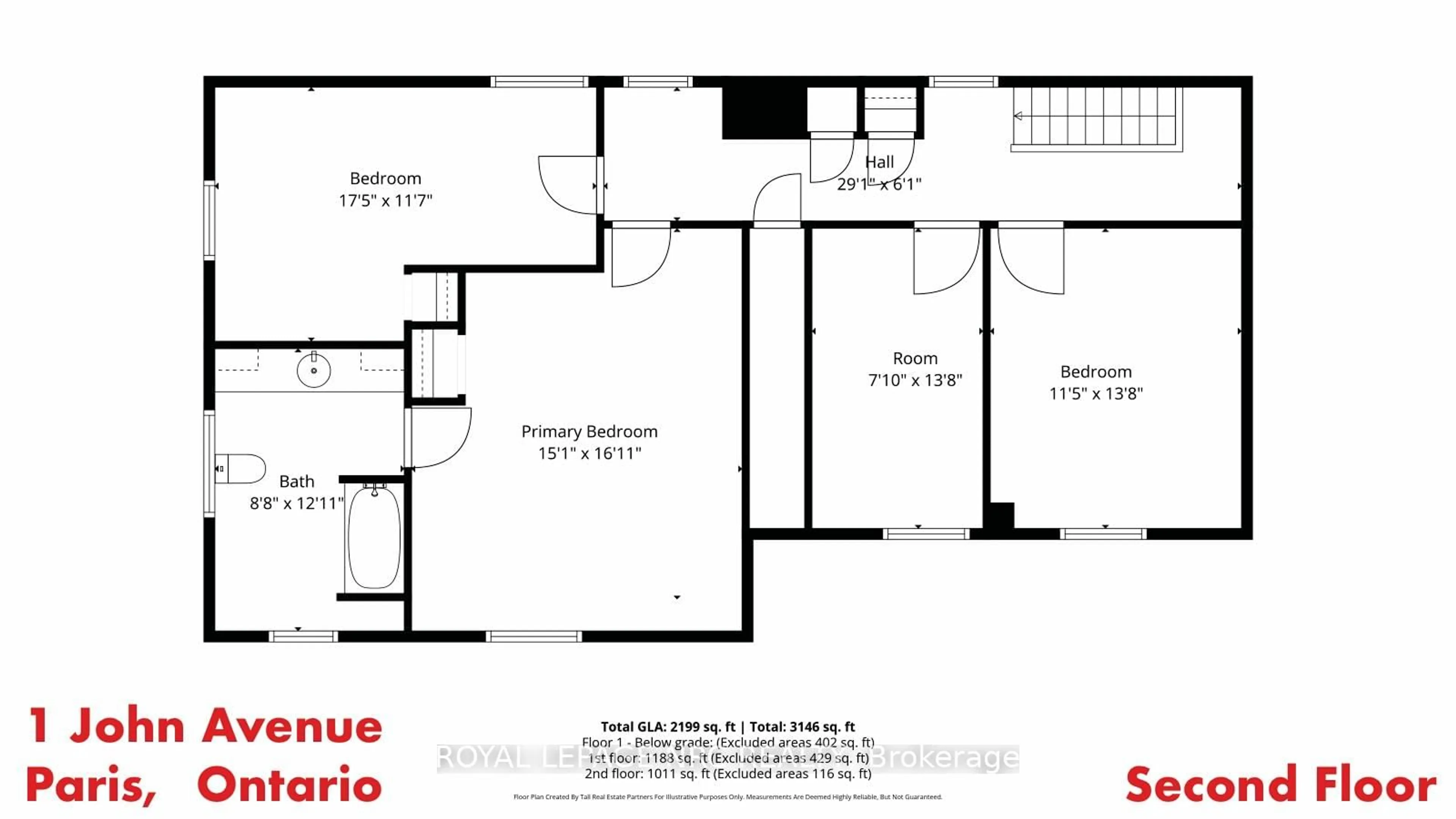 Floor plan for 1 John Ave, Brant Ontario N3L 2S8