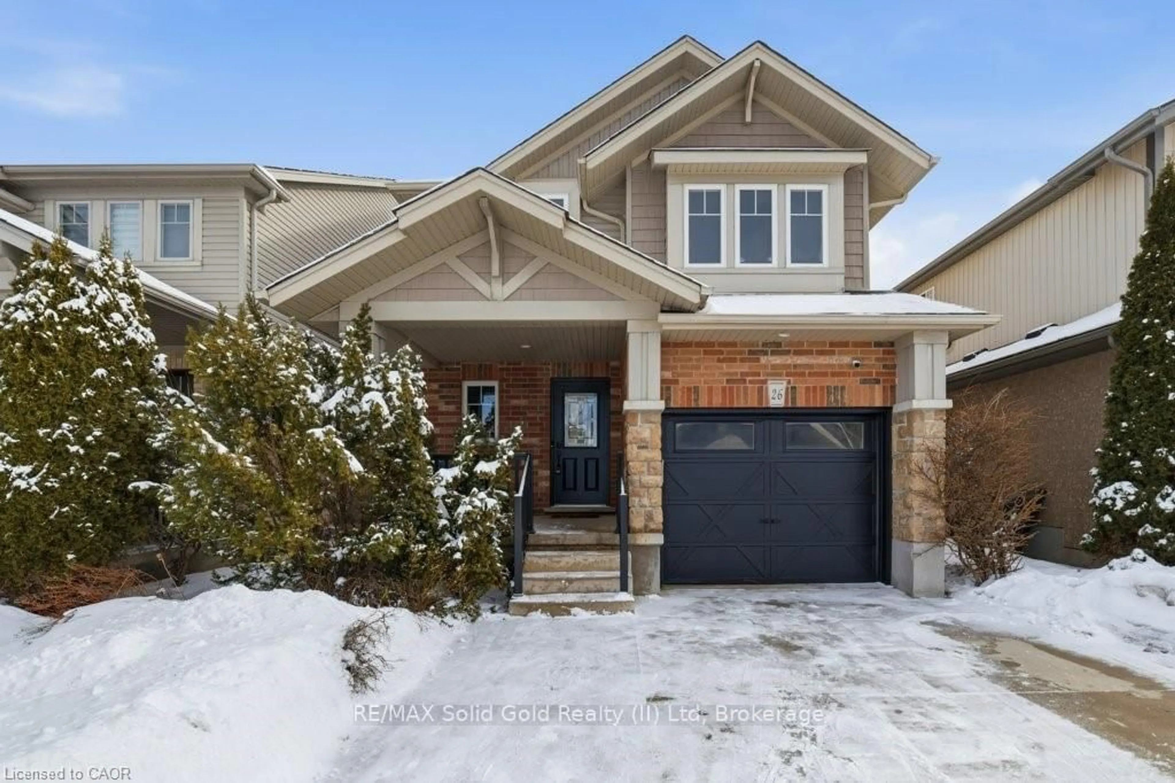 Home with brick exterior material, street for 26 Helena Feasby St, Kitchener Ontario N2E 4L4