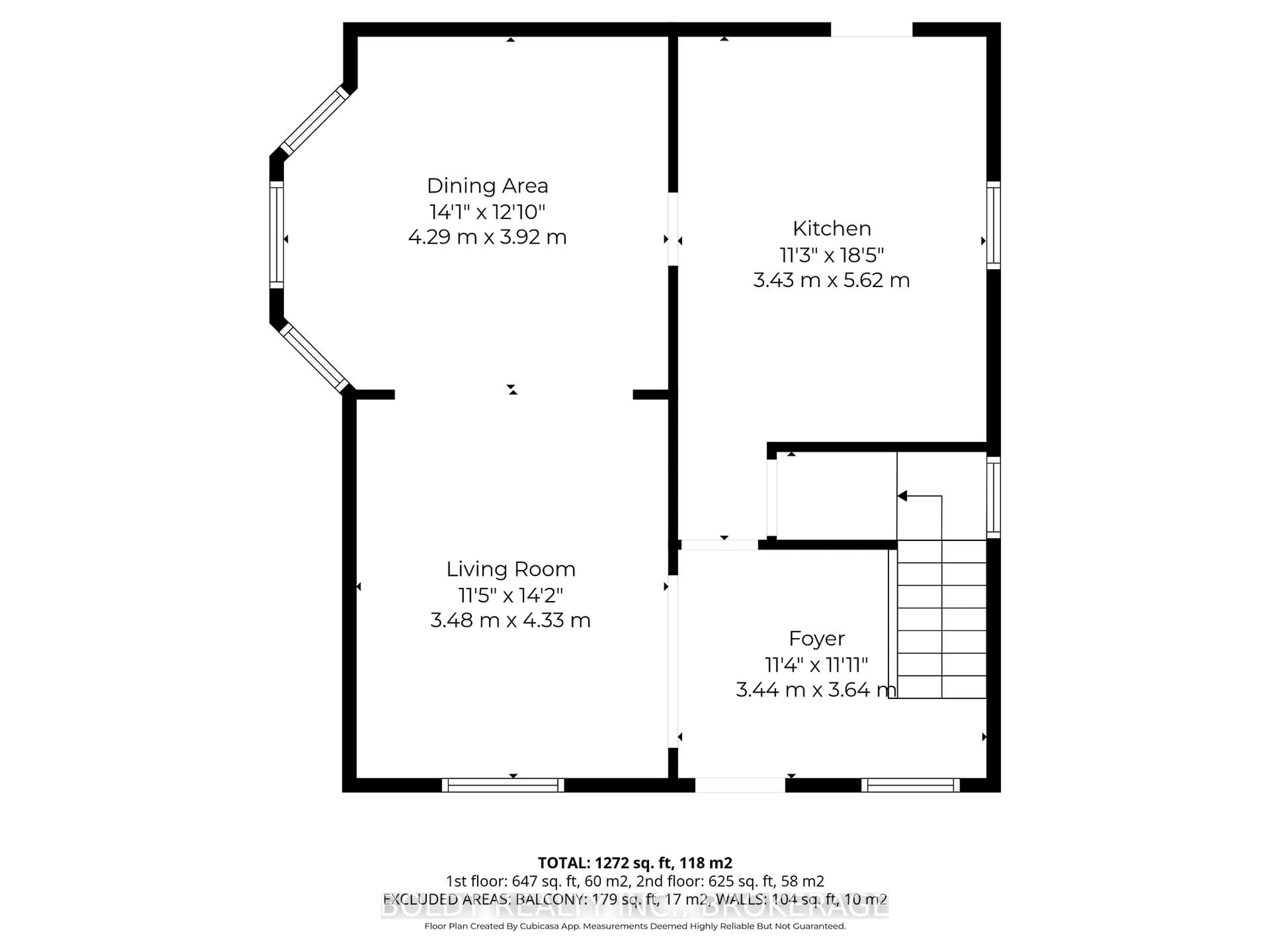 Floor plan for 23 Almond St, St. Catharines Ontario L2T 1G1