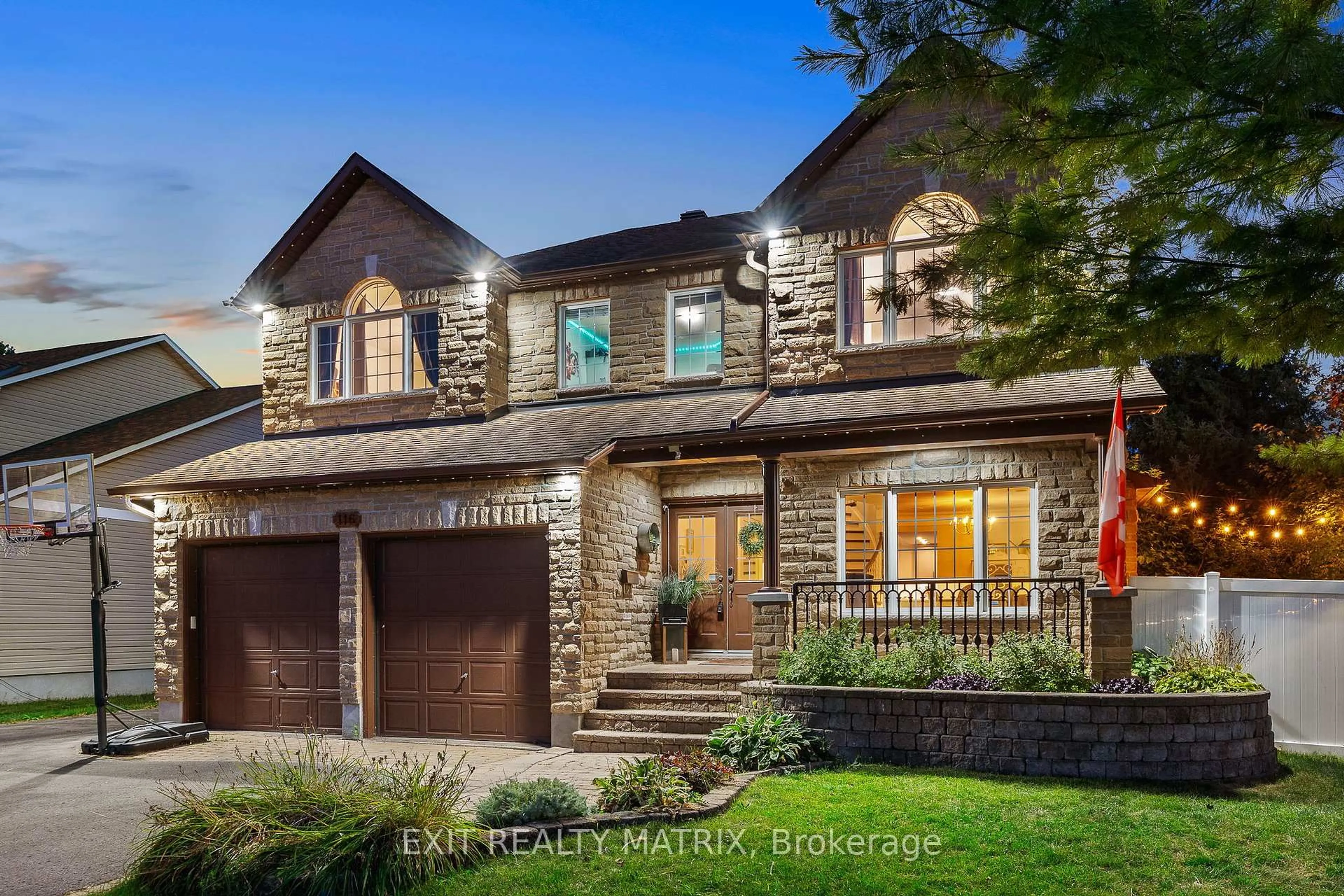 Home with brick exterior material, street for 116 LAMADELEINE Blvd, Russell Ontario K0A 1W1