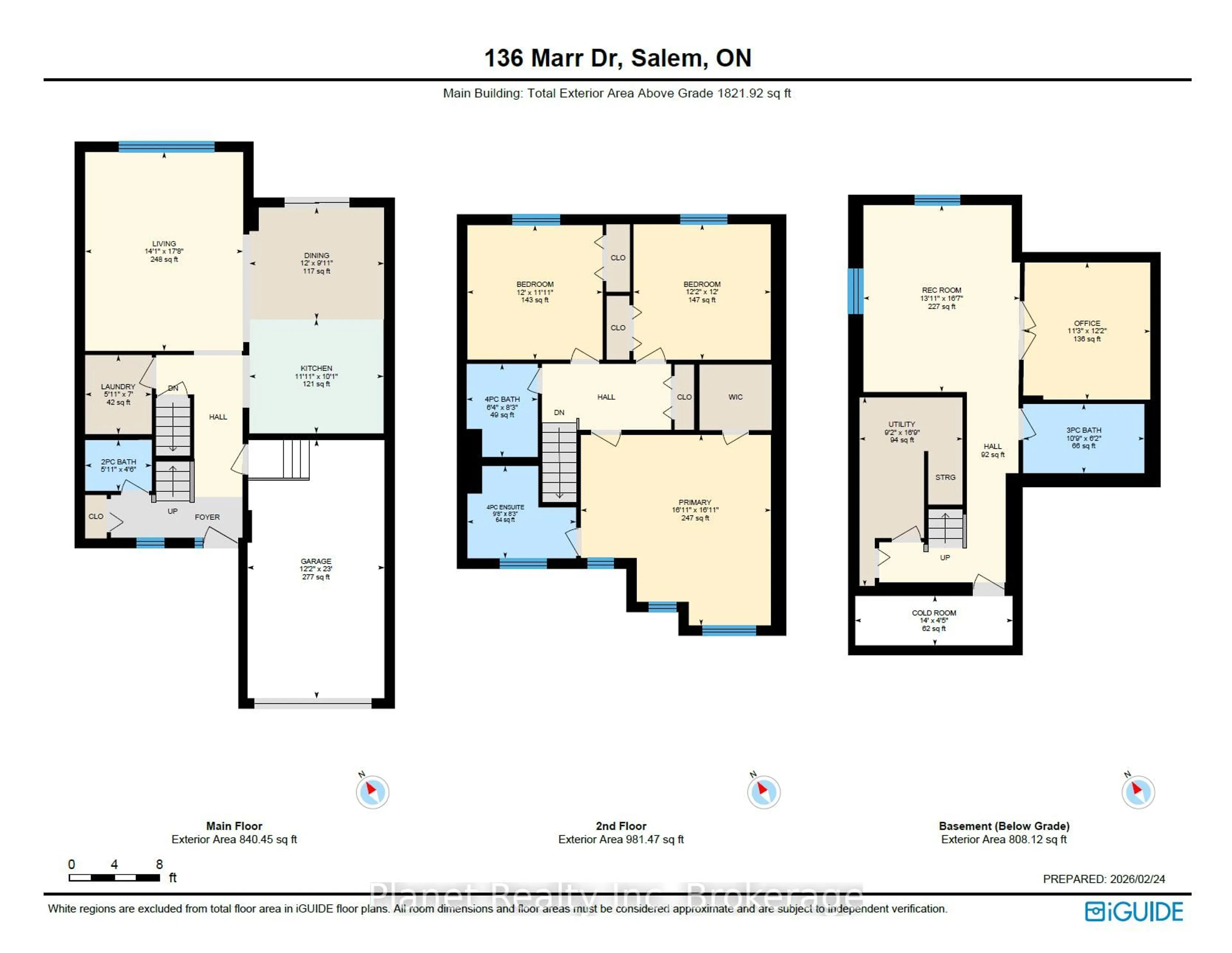 Floor plan for 136 Marr Dr, Centre Wellington Ontario N0B 1S0