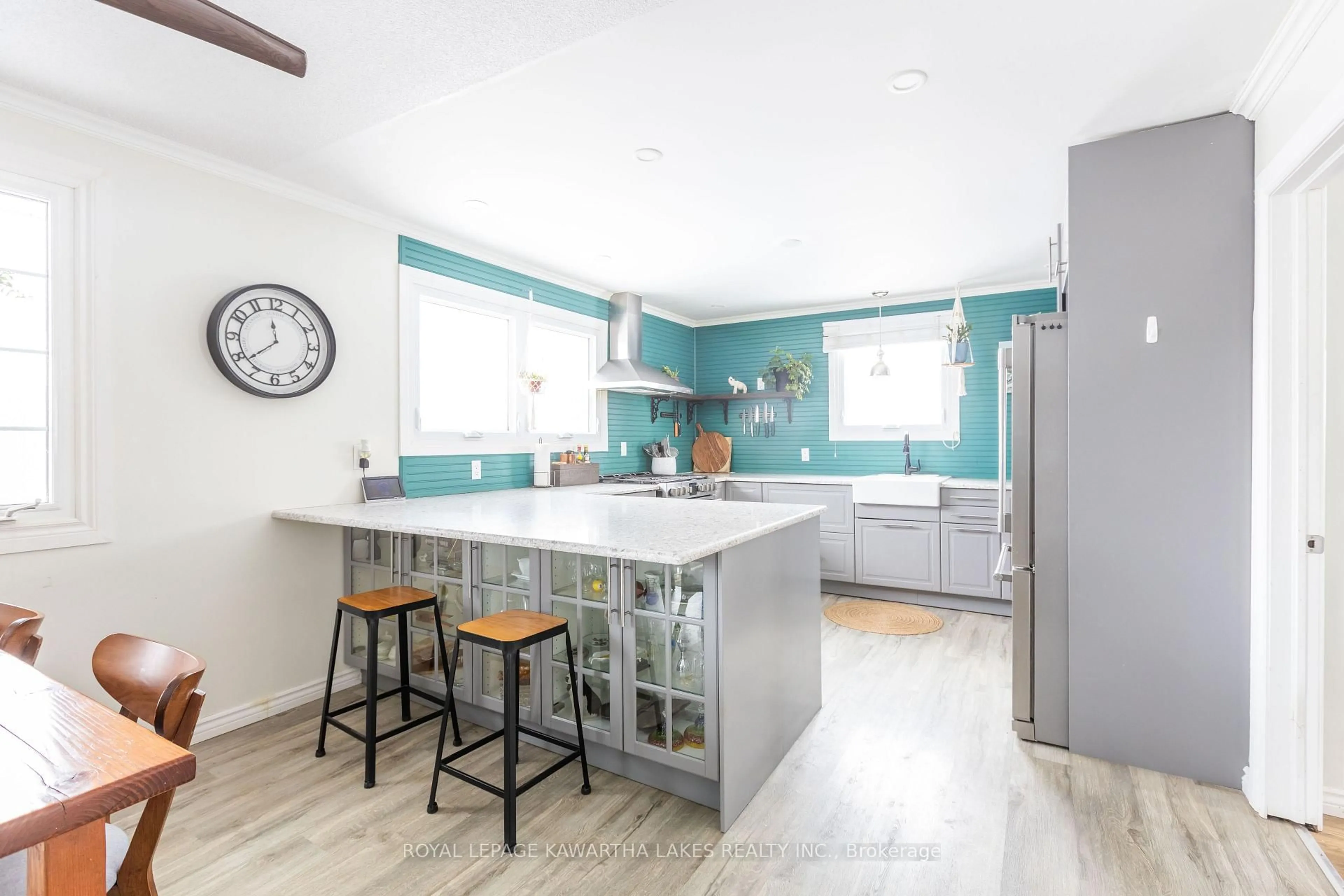 Open concept kitchen, unknown for 104 Cameron Dr, Kawartha Lakes Ontario K0M 1G0