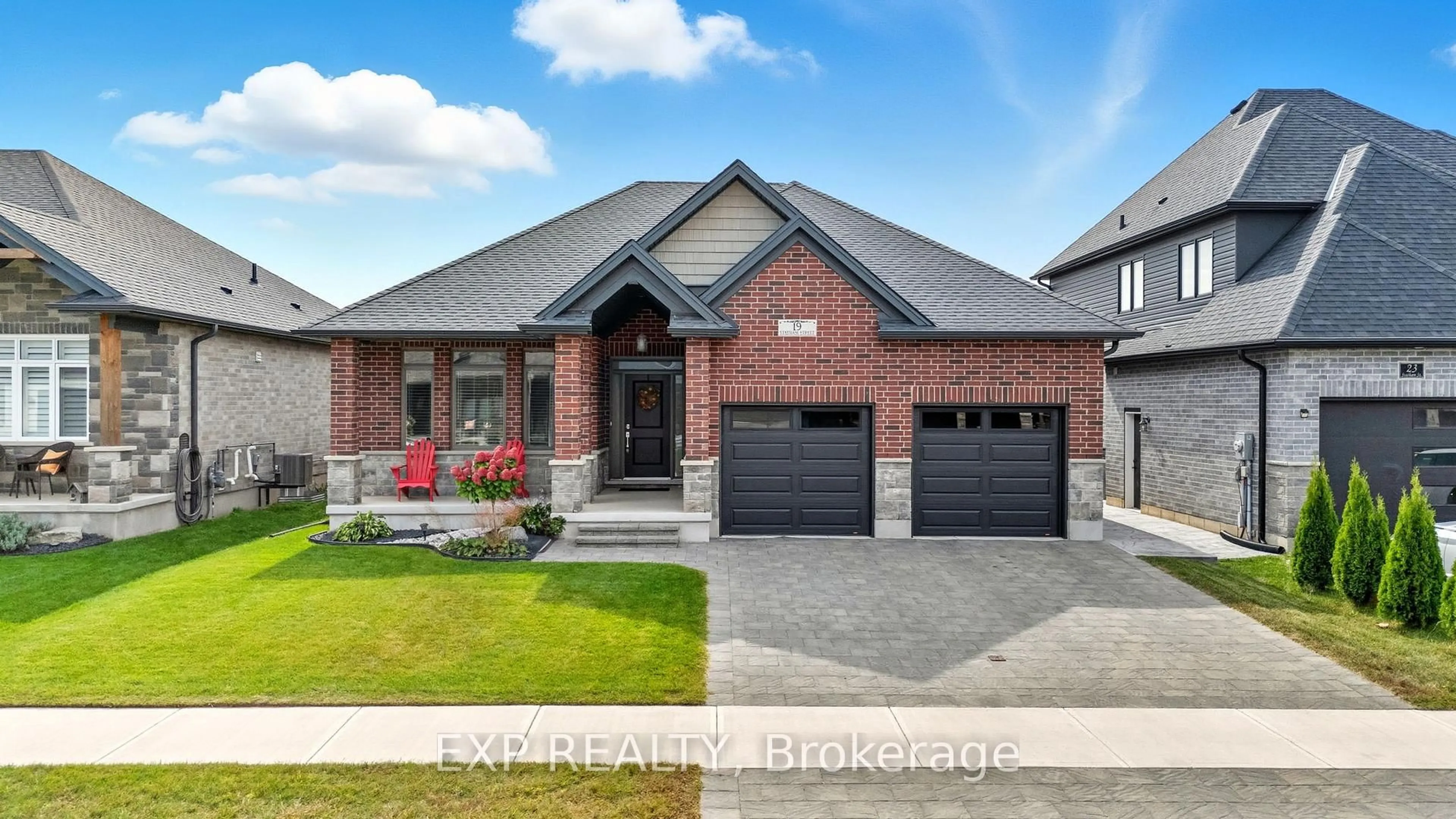 Home with brick exterior material, street for 19 Statham St, Strathroy-Caradoc Ontario N7G 0G2