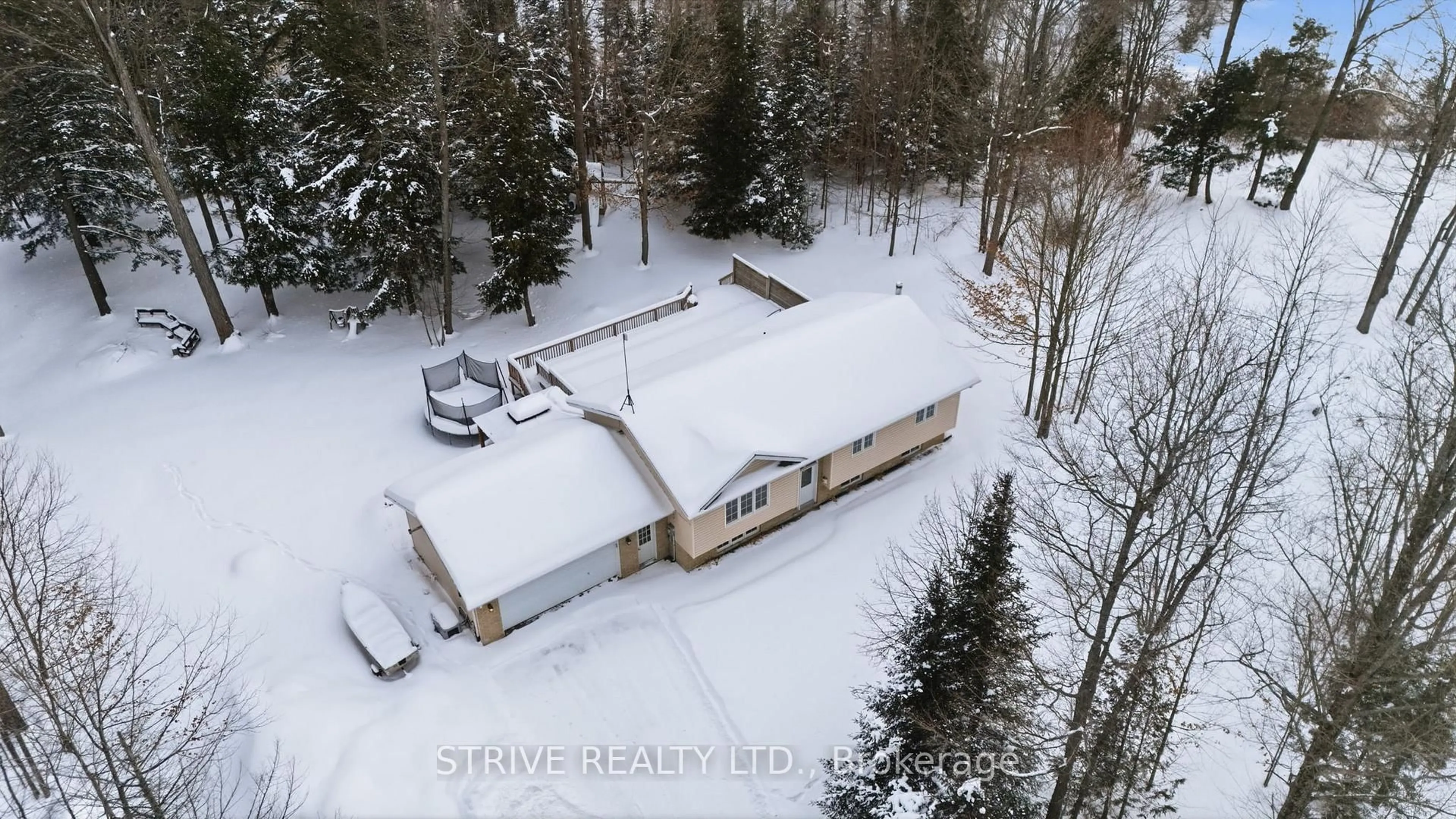 A pic from outside/outdoor area/front of a property/back of a property/a pic from drone, building for 280 Porter Rd, Kawartha Lakes Ontario L0A 1K0