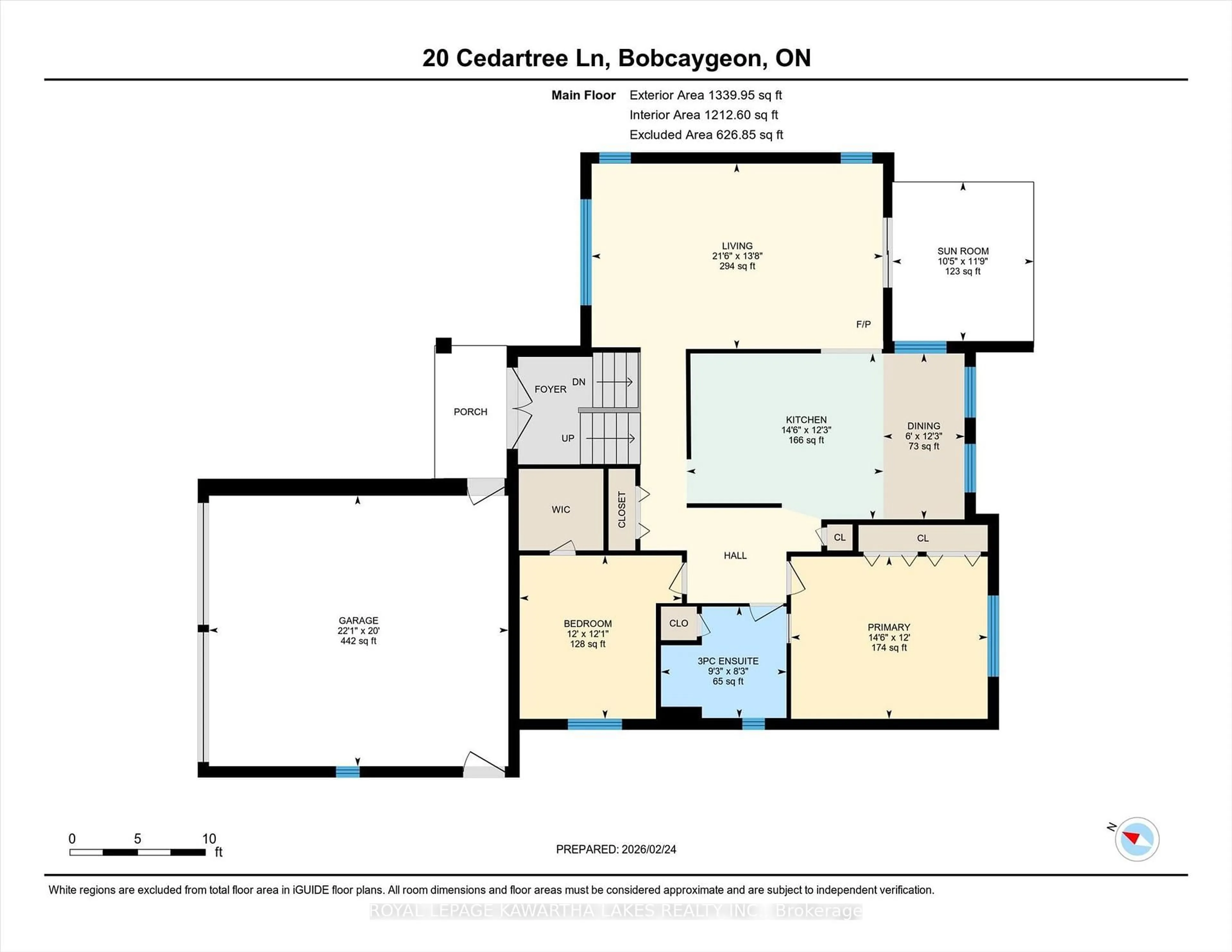 Floor plan for 20 Cedartree Lane, Kawartha Lakes Ontario K0M 1A0