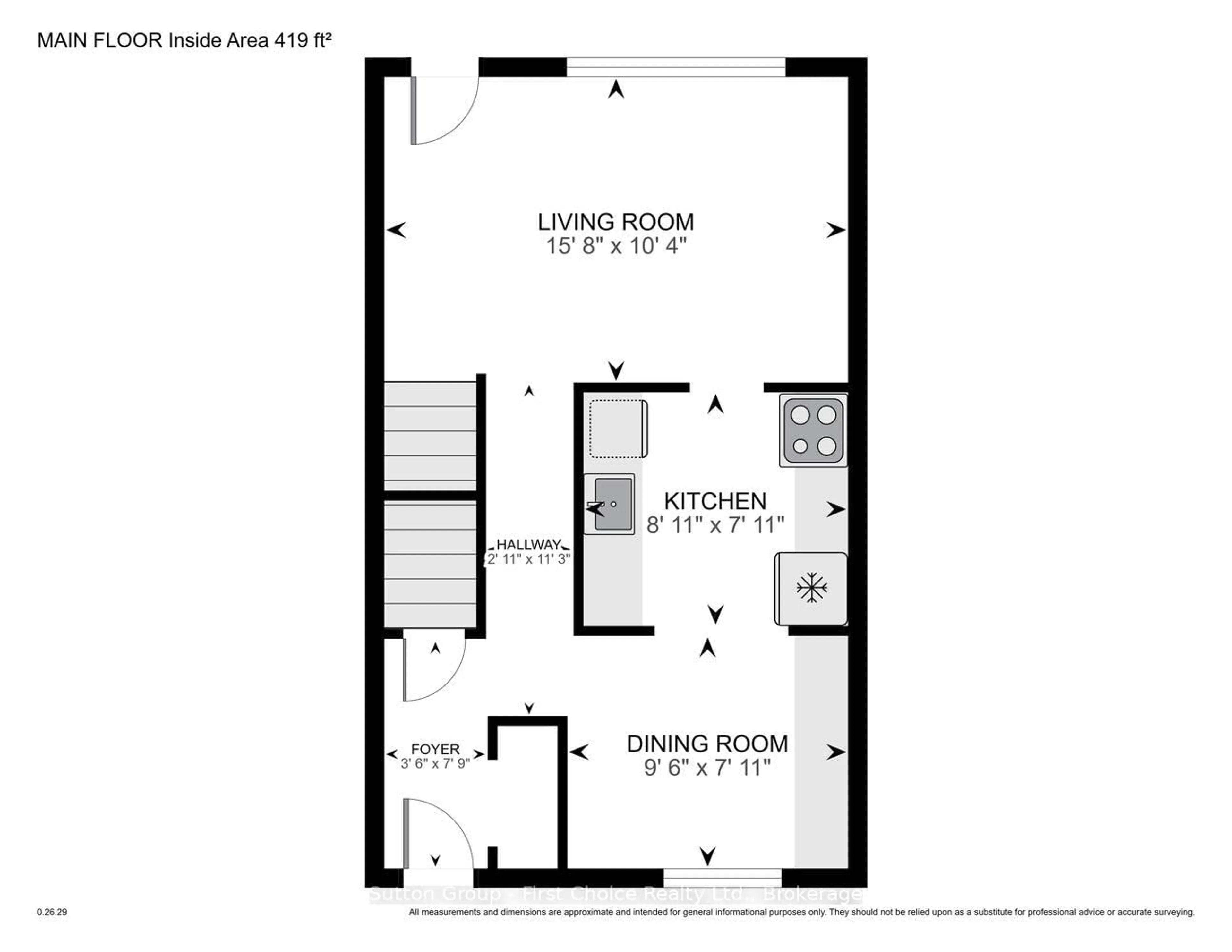 Floor plan for 91 Avonwood Dr #12, Stratford Ontario N4Z 1B2