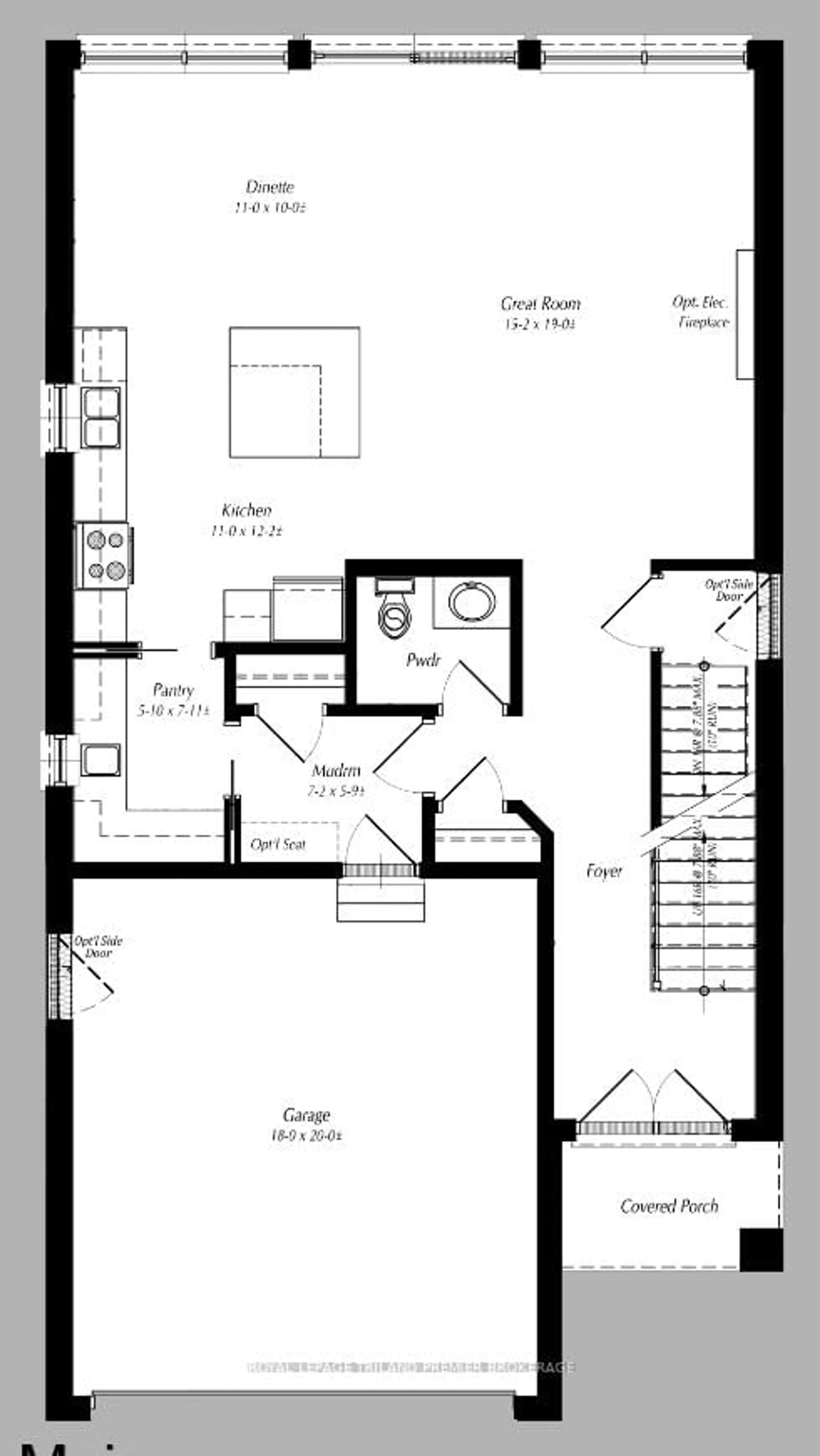 Floor plan for 4354 SAGEBRUSH Cres, London South Ontario N6P 0H7