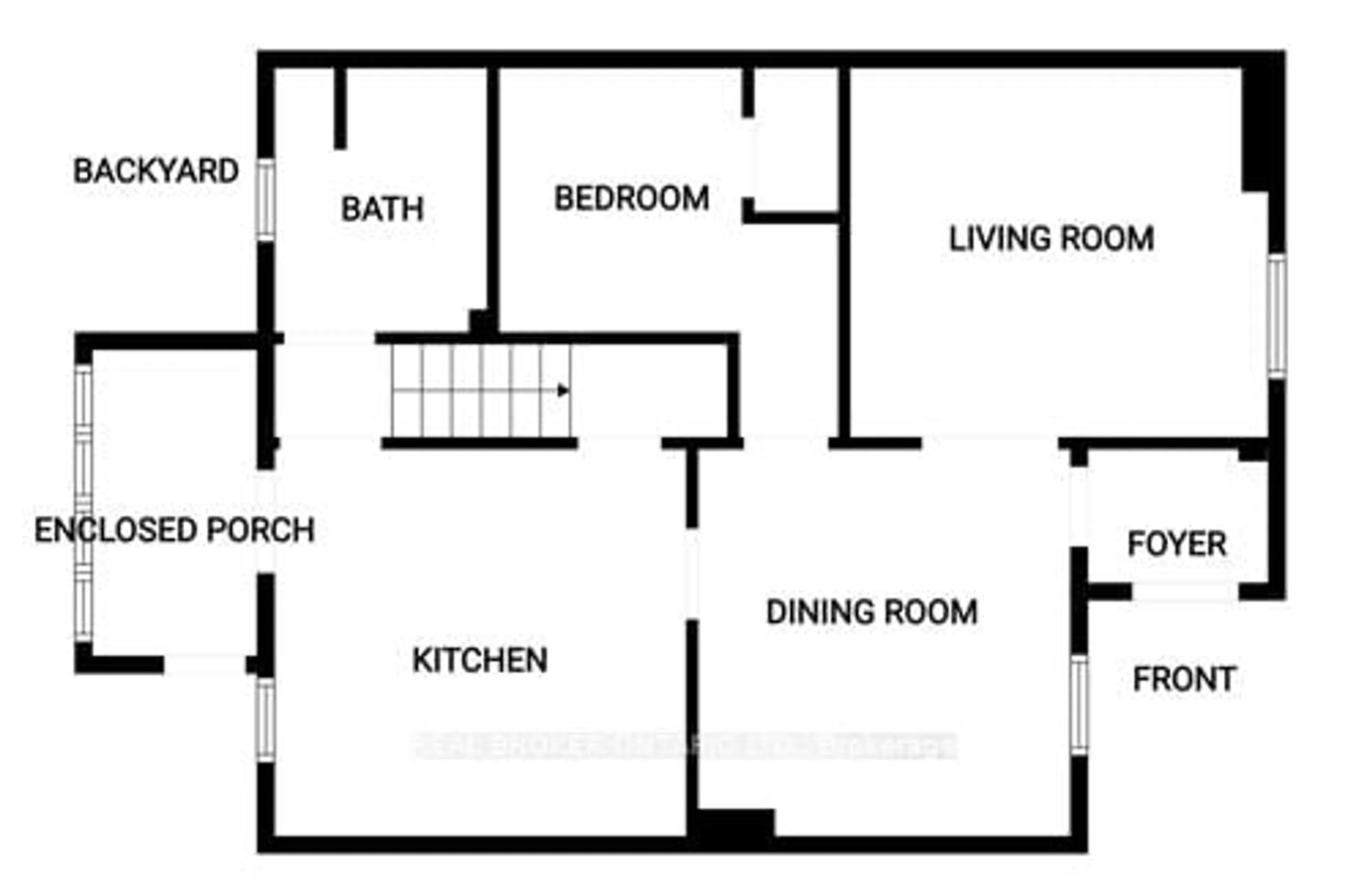 Floor plan for 261 Prospect St, Hamilton Ontario L8M 2Z8