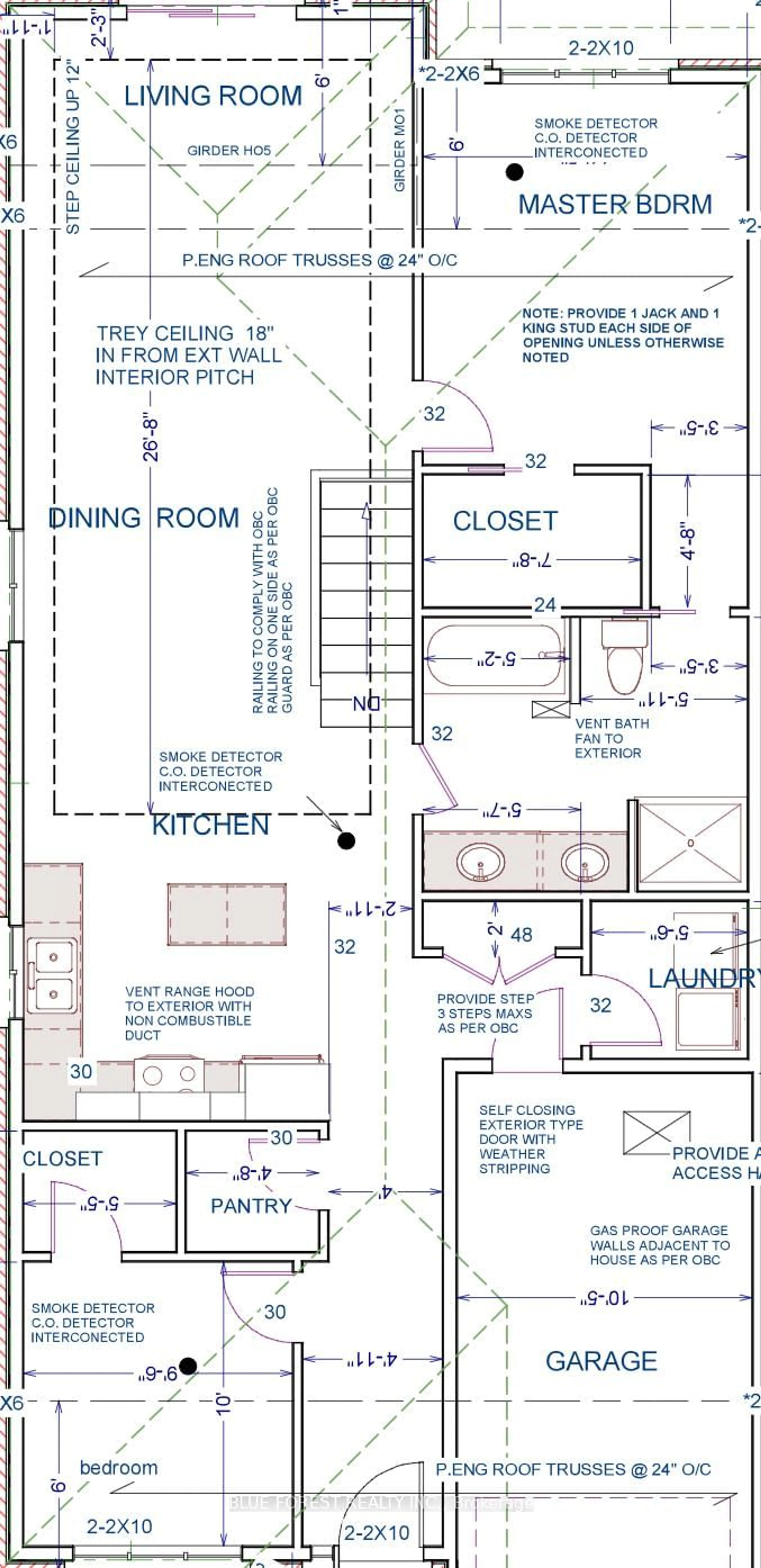 Floor plan for LOT 49 BEER Cres, Strathroy-Caradoc Ontario N7G 3K5