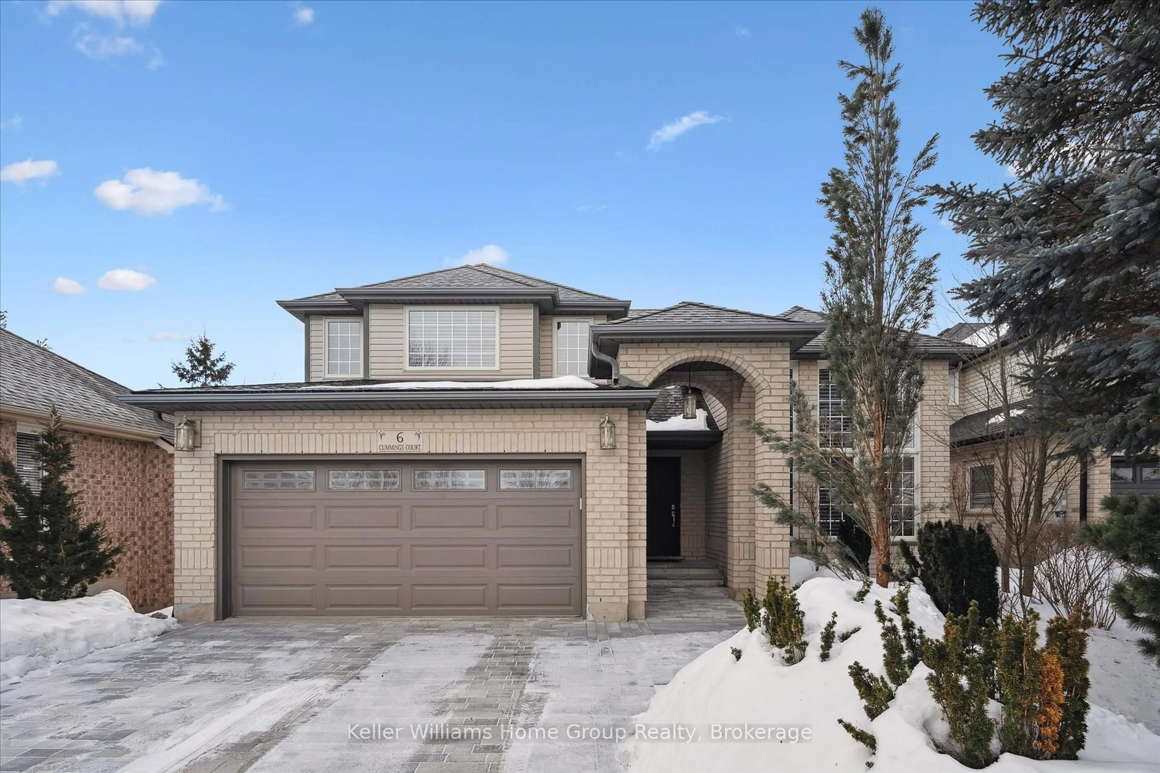 Home with brick exterior material, street for 6 Cummings Crt, Guelph Ontario N1L 1P1