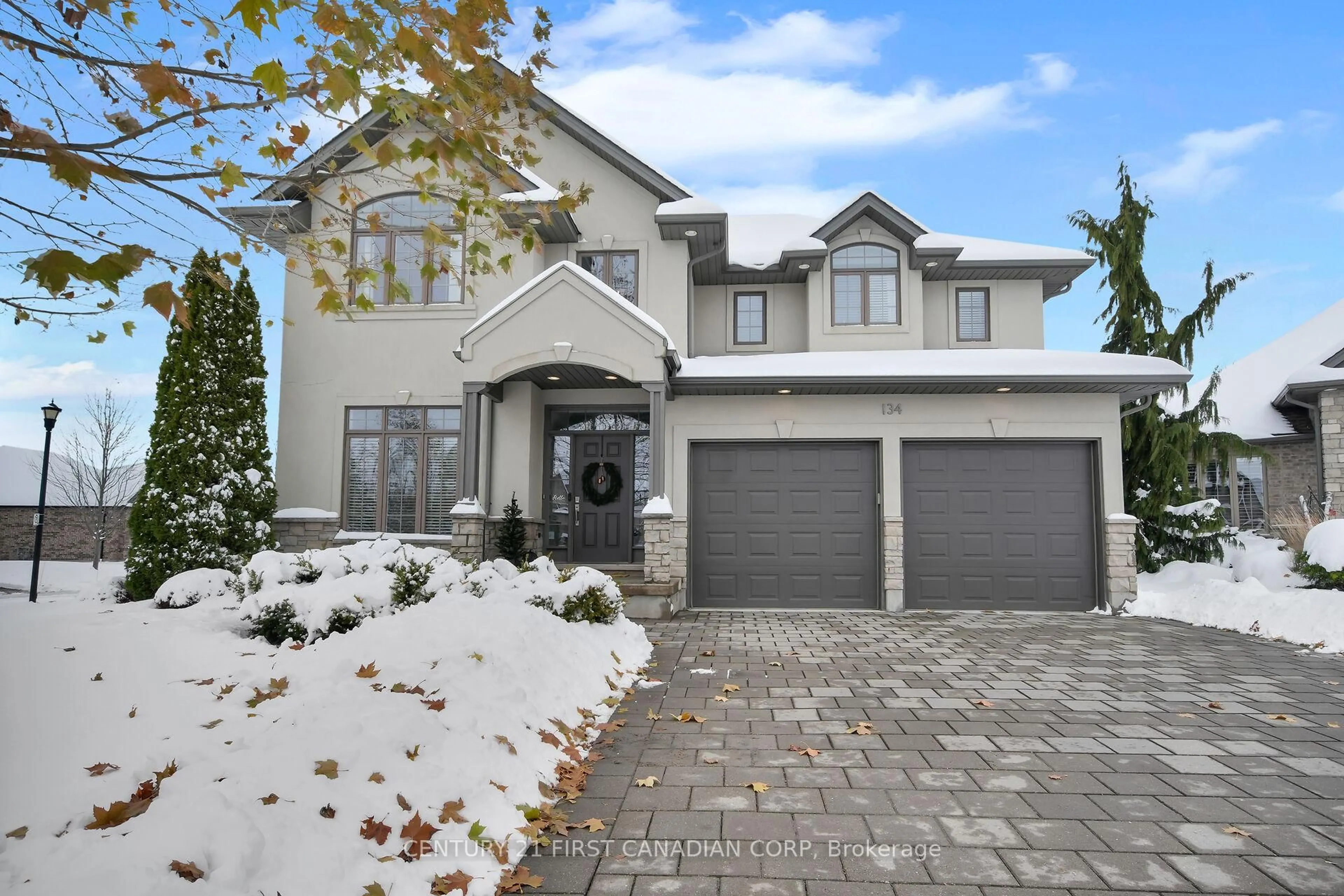 Home with brick exterior material, street for 134 Staffordshire Crt, London North Ontario N6H 0B9