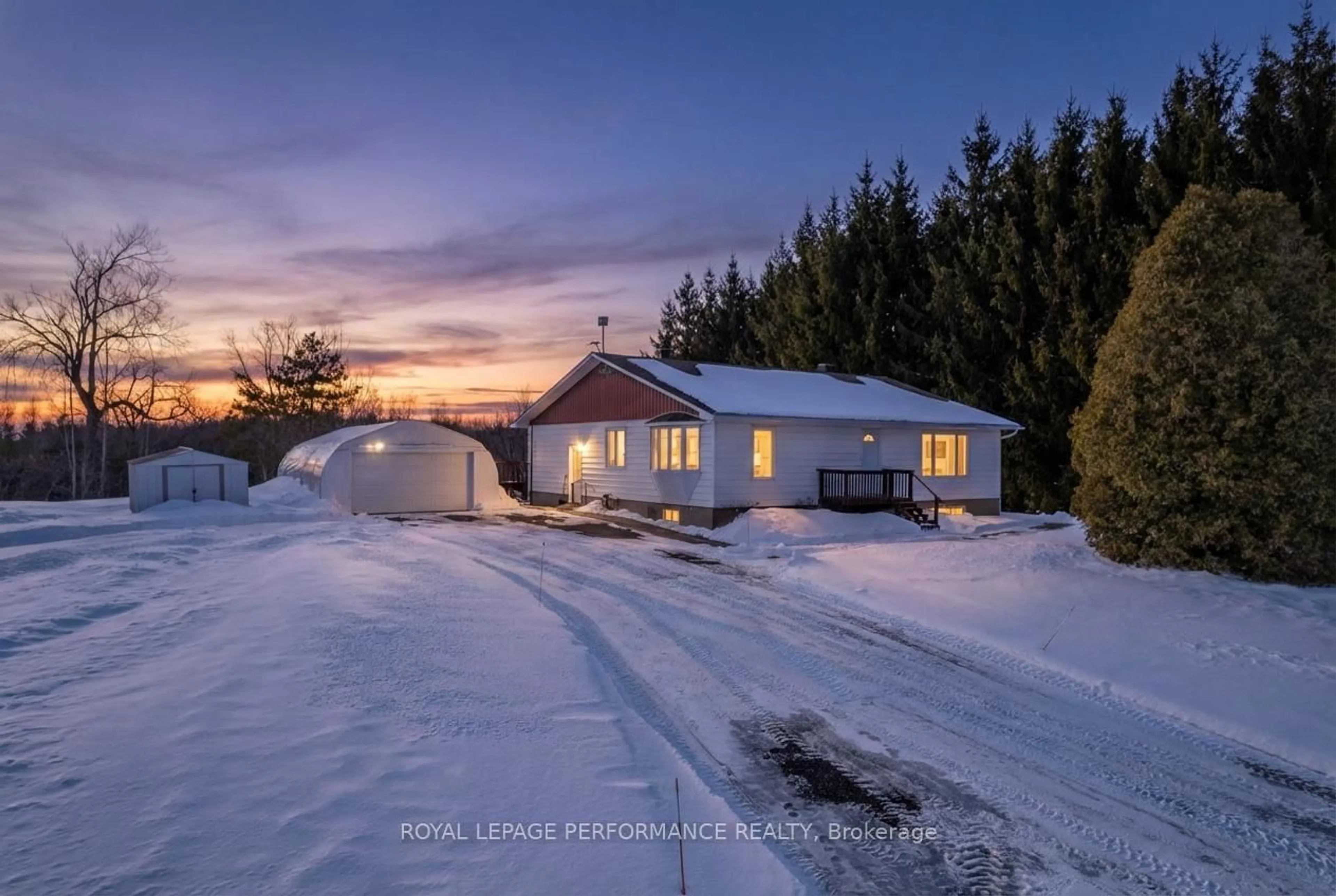 A pic from outside/outdoor area/front of a property/back of a property/a pic from drone, street for 20276 Maple Rd, South Glengarry Ontario K0C 2J0