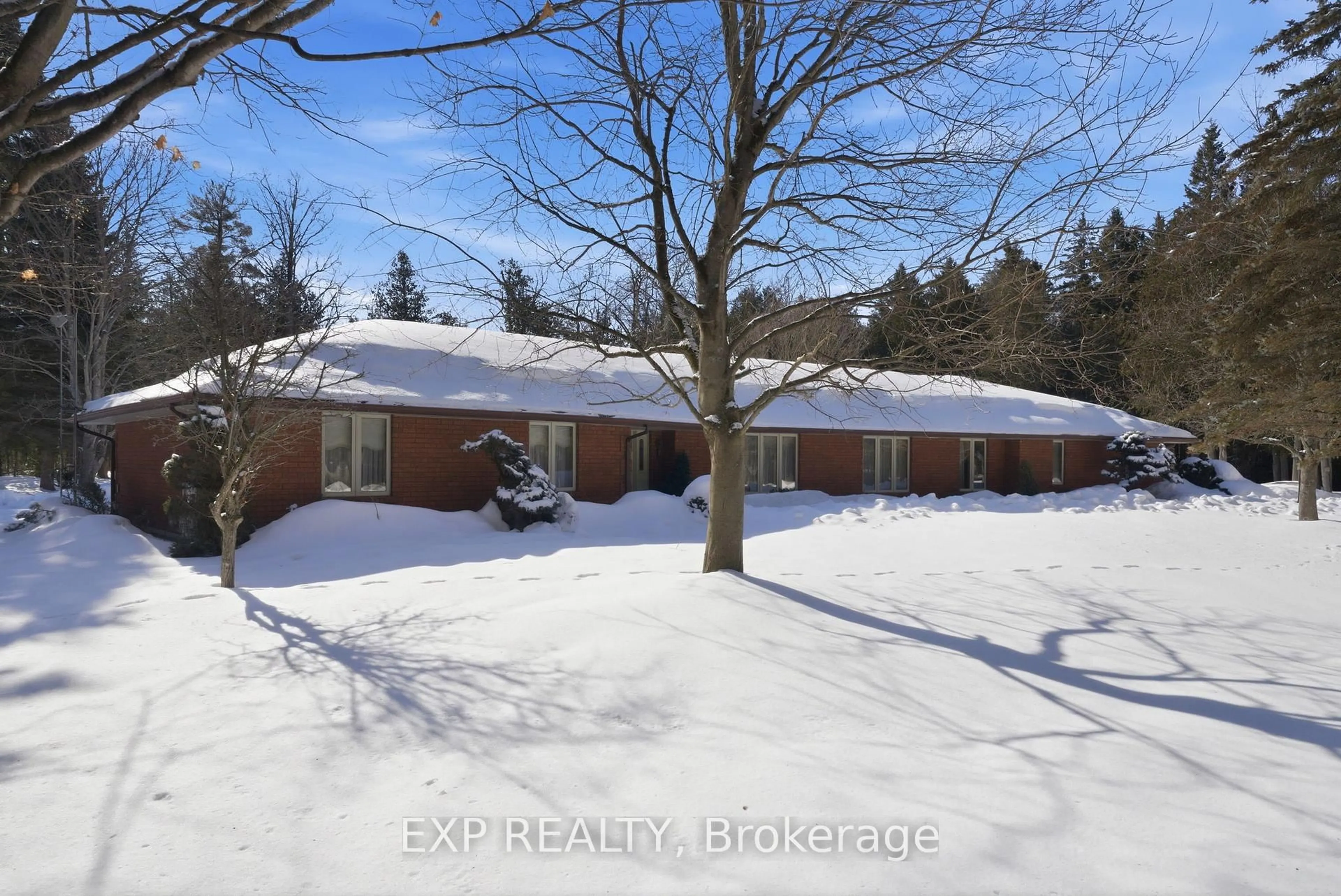 A pic from outside/outdoor area/front of a property/back of a property/a pic from drone, street for 5163 County Rd. 45, Hamilton Township Ontario K0K 1C0