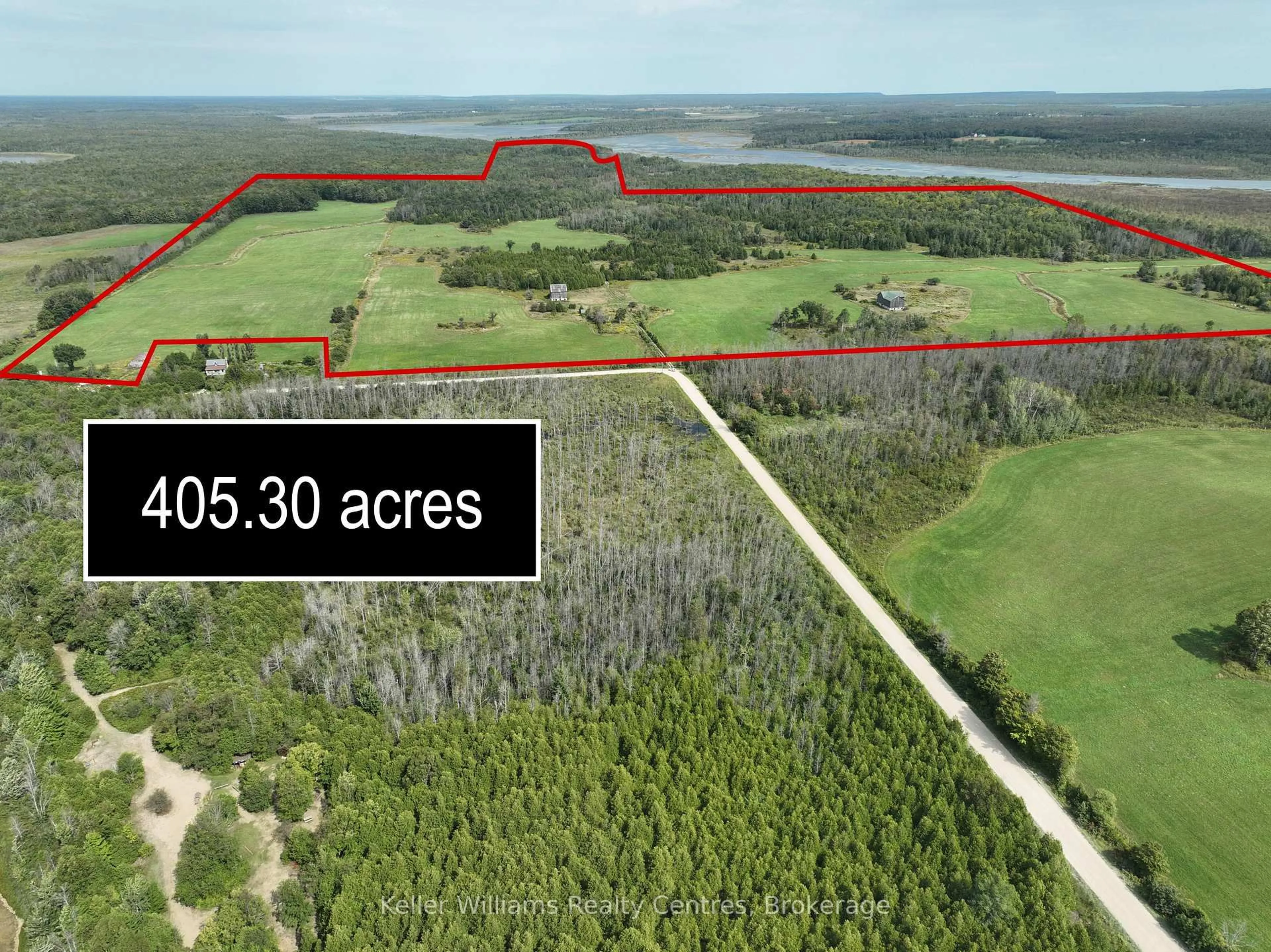 A pic from outside/outdoor area/front of a property/back of a property/a pic from drone, forest/trees view for 387 SPRY LAKE Rd, South Bruce Peninsula Ontario N0H 2T0