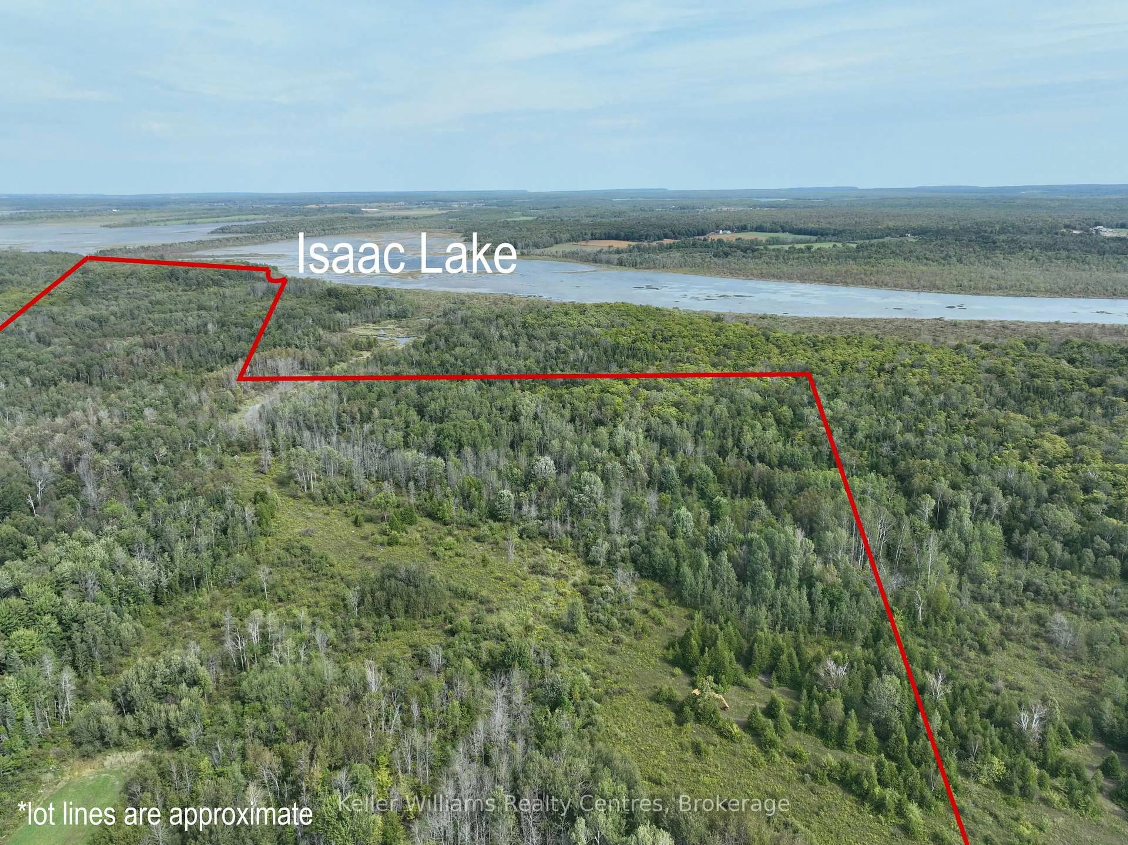 A pic from outside/outdoor area/front of a property/back of a property/a pic from drone, water/lake/river/ocean view for 387 SPRY LAKE Rd, South Bruce Peninsula Ontario N0H 2T0