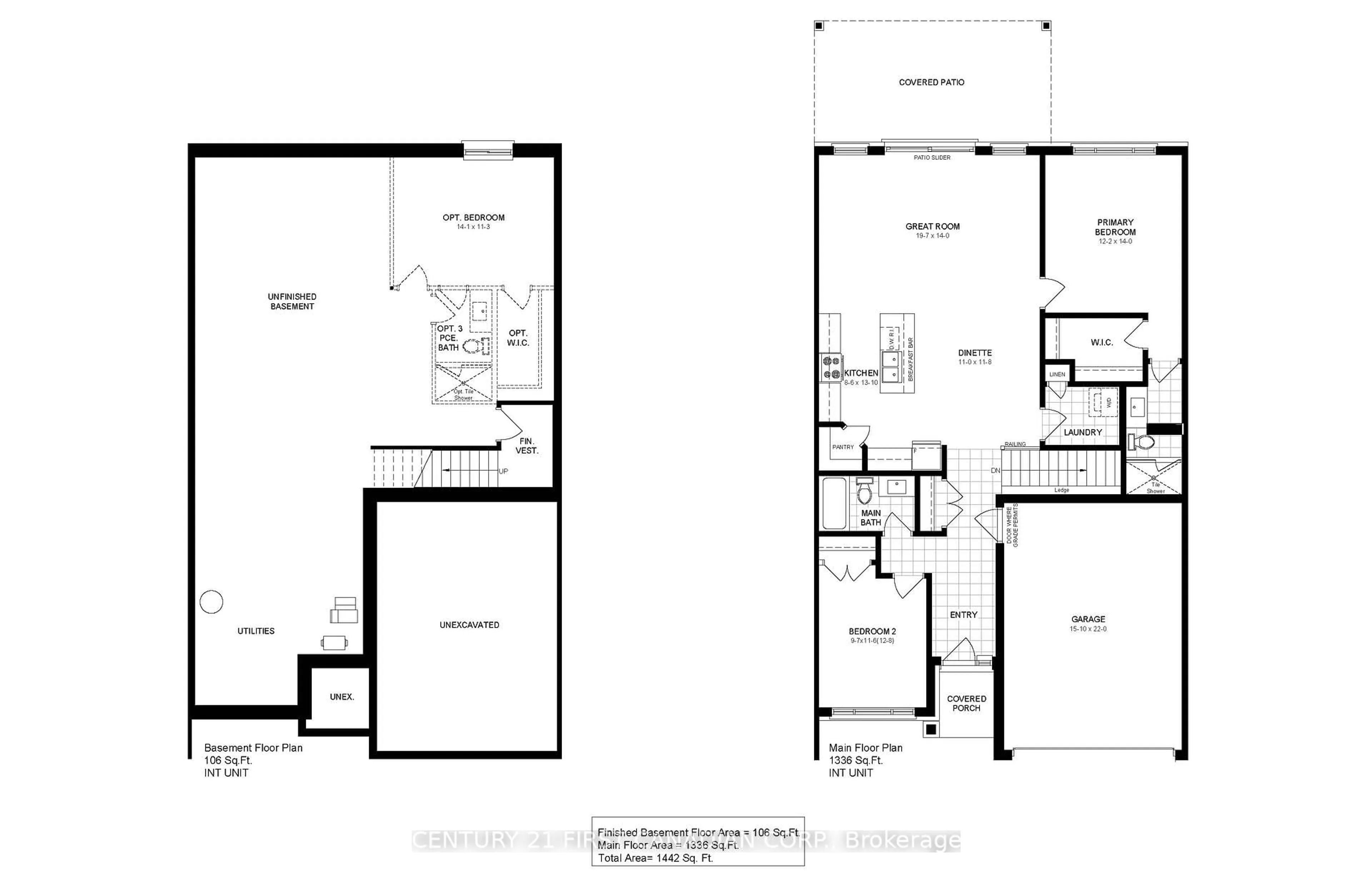Floor plan for 32 Postma St #6, North Middlesex Ontario N0M 1A0