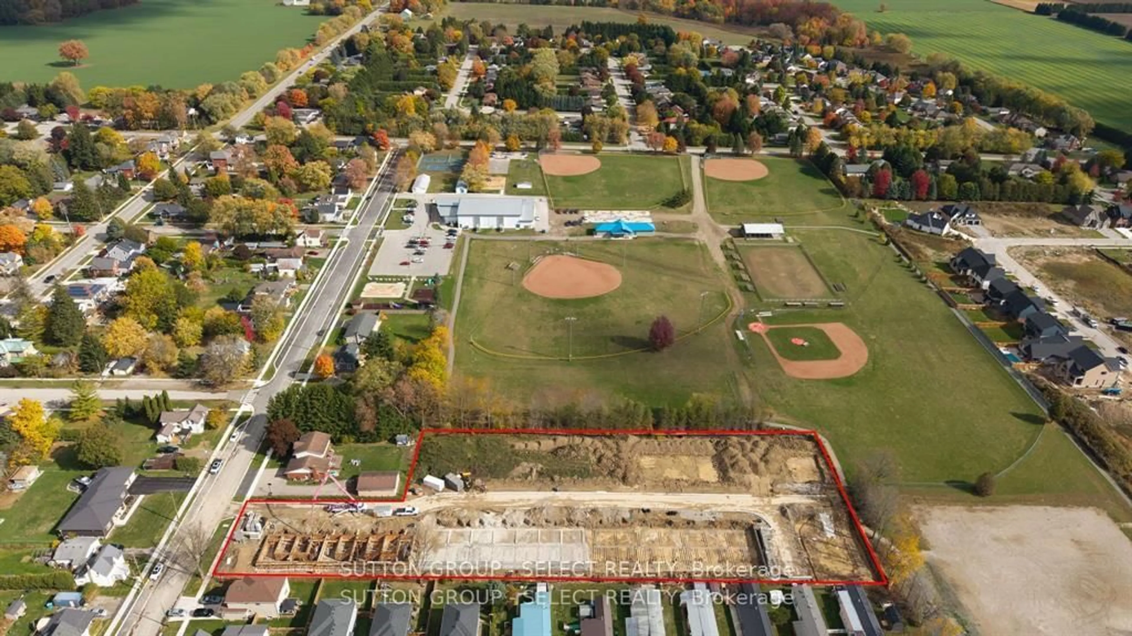 A pic from outside/outdoor area/front of a property/back of a property/a pic from drone, street for 233 Upper Queen St #14, Thames Centre Ontario N0M 2P0