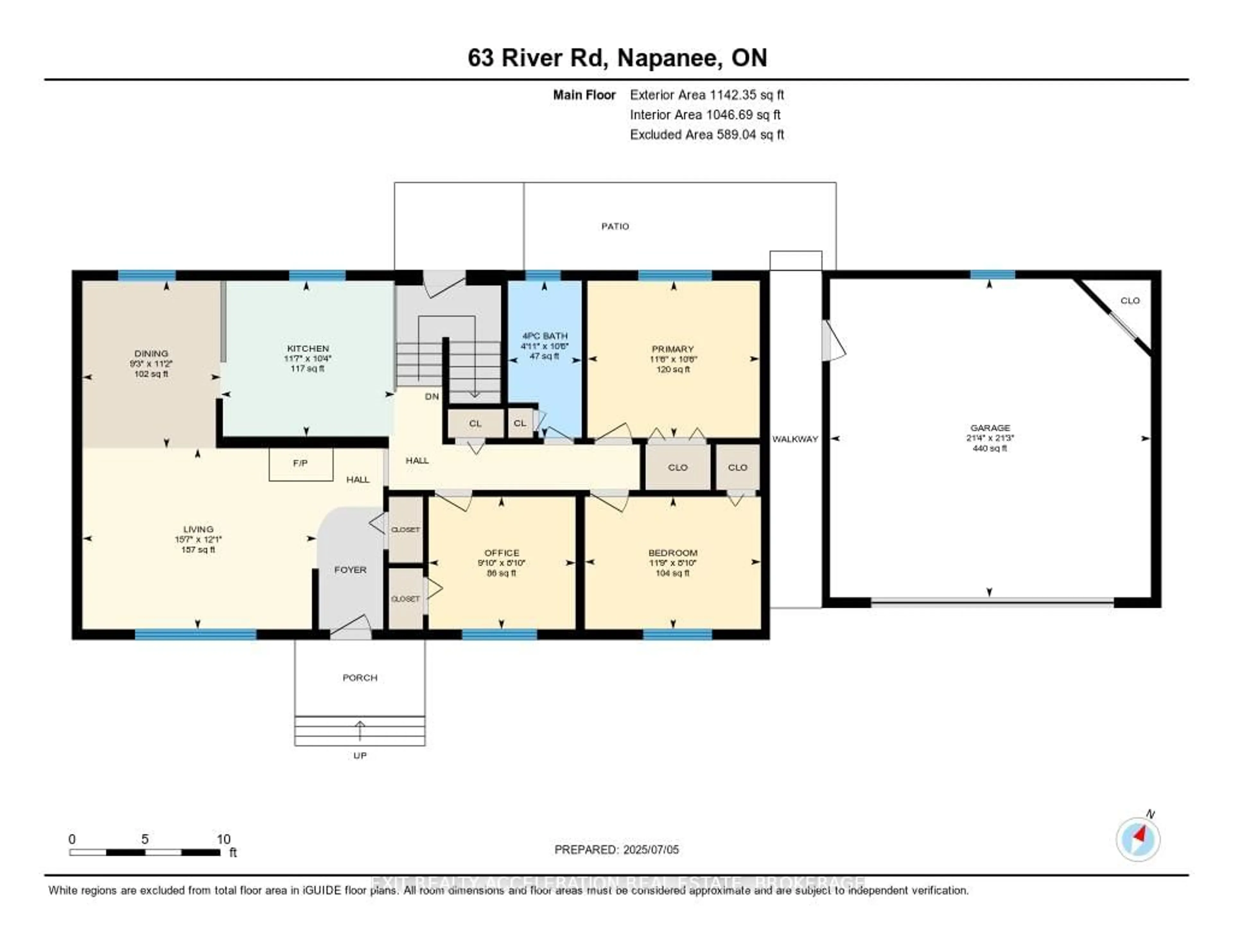 Floor plan for 63 River Rd, Greater Napanee Ontario K7R 3H3