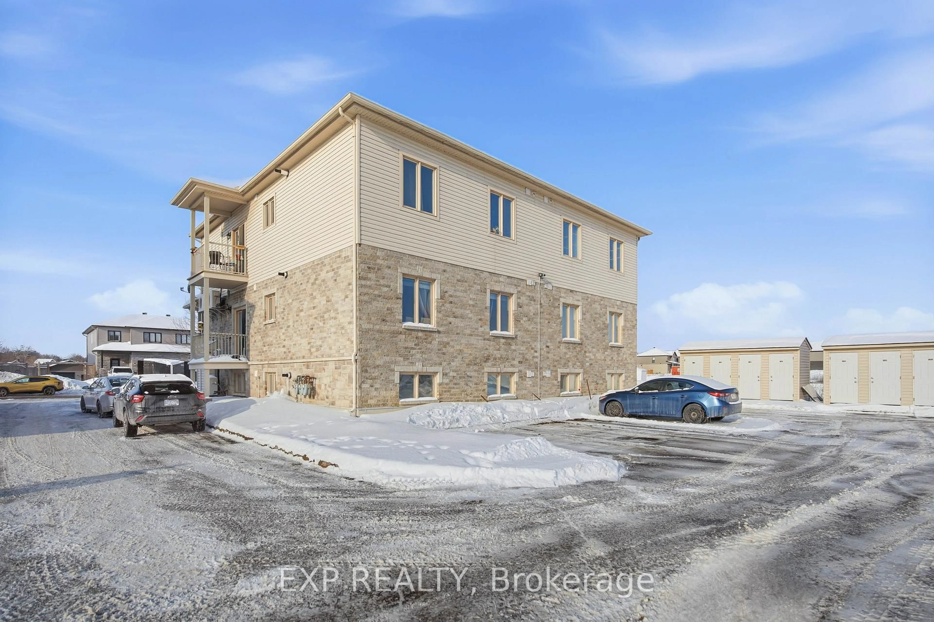 A pic from outside/outdoor area/front of a property/back of a property/a pic from drone, building for 201 Bourdeau Blvd #3, The Nation Ontario K0A 2M0