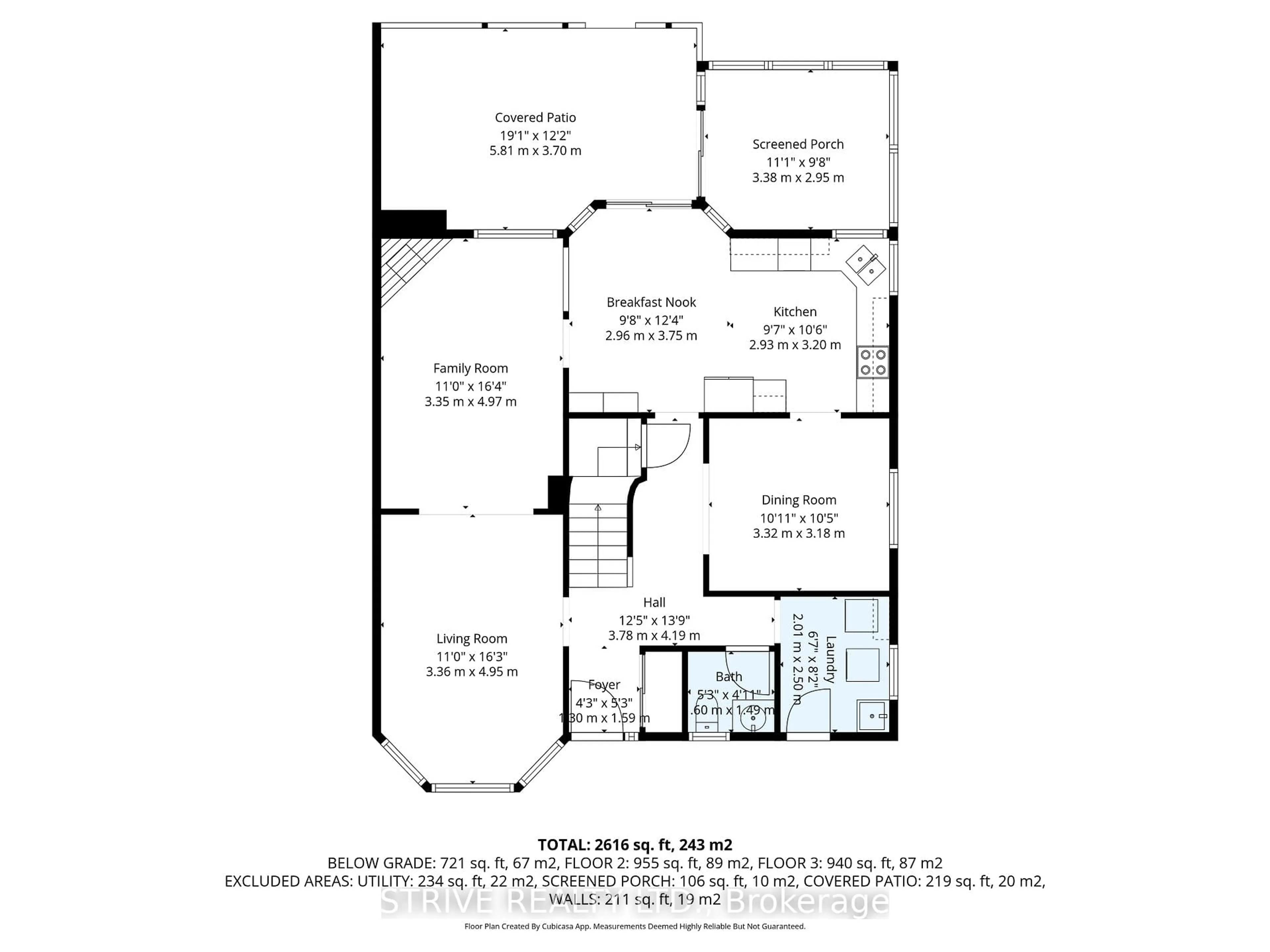 Floor plan for 705 Carlisle St, Cobourg Ontario K9A 5E4