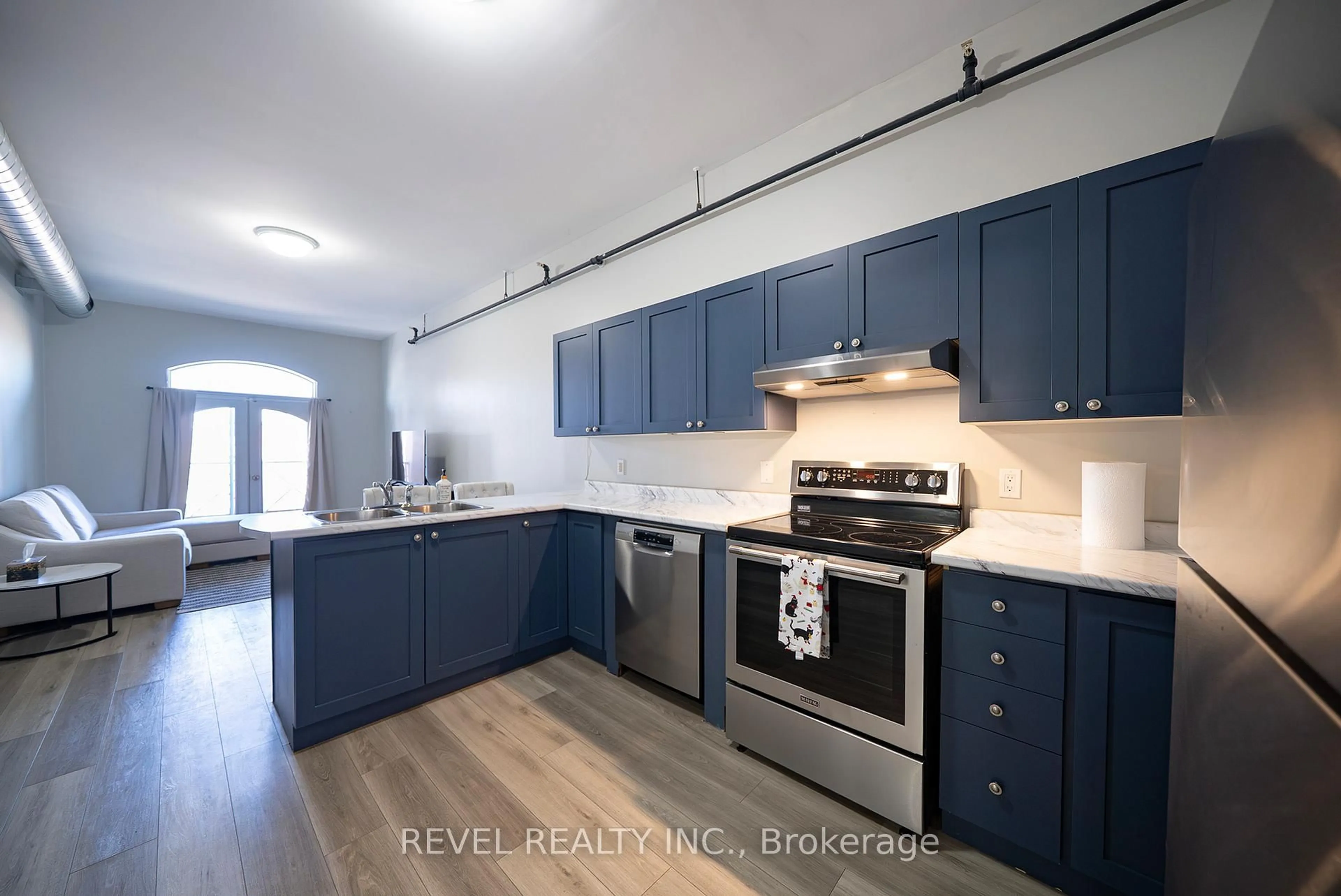 Open concept kitchen, unknown for 150 Colborne St #407, Brantford Ontario N3R 7J4
