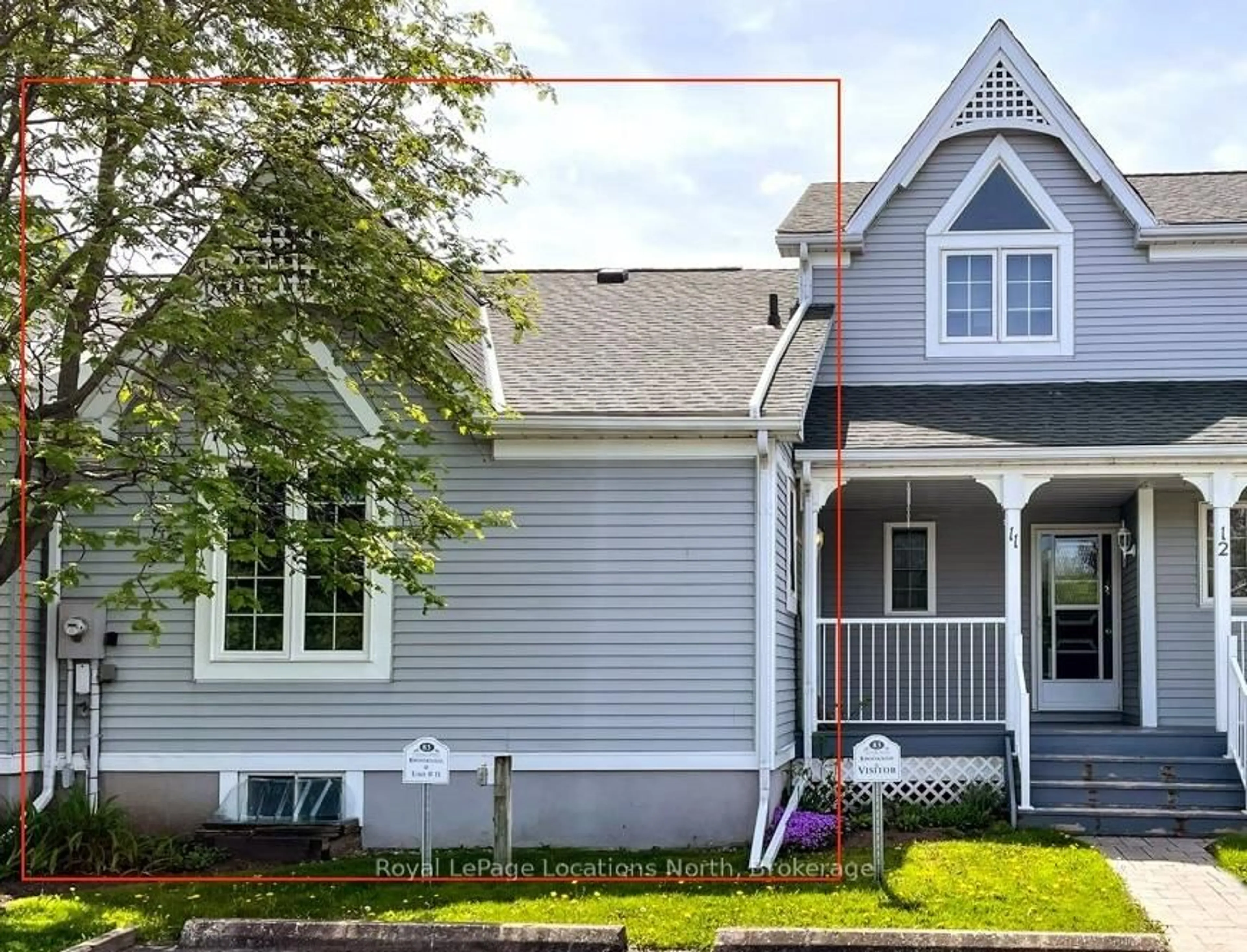 Home with vinyl exterior material, street for 83 Victoria St #11, Meaford Ontario N4L 1R4