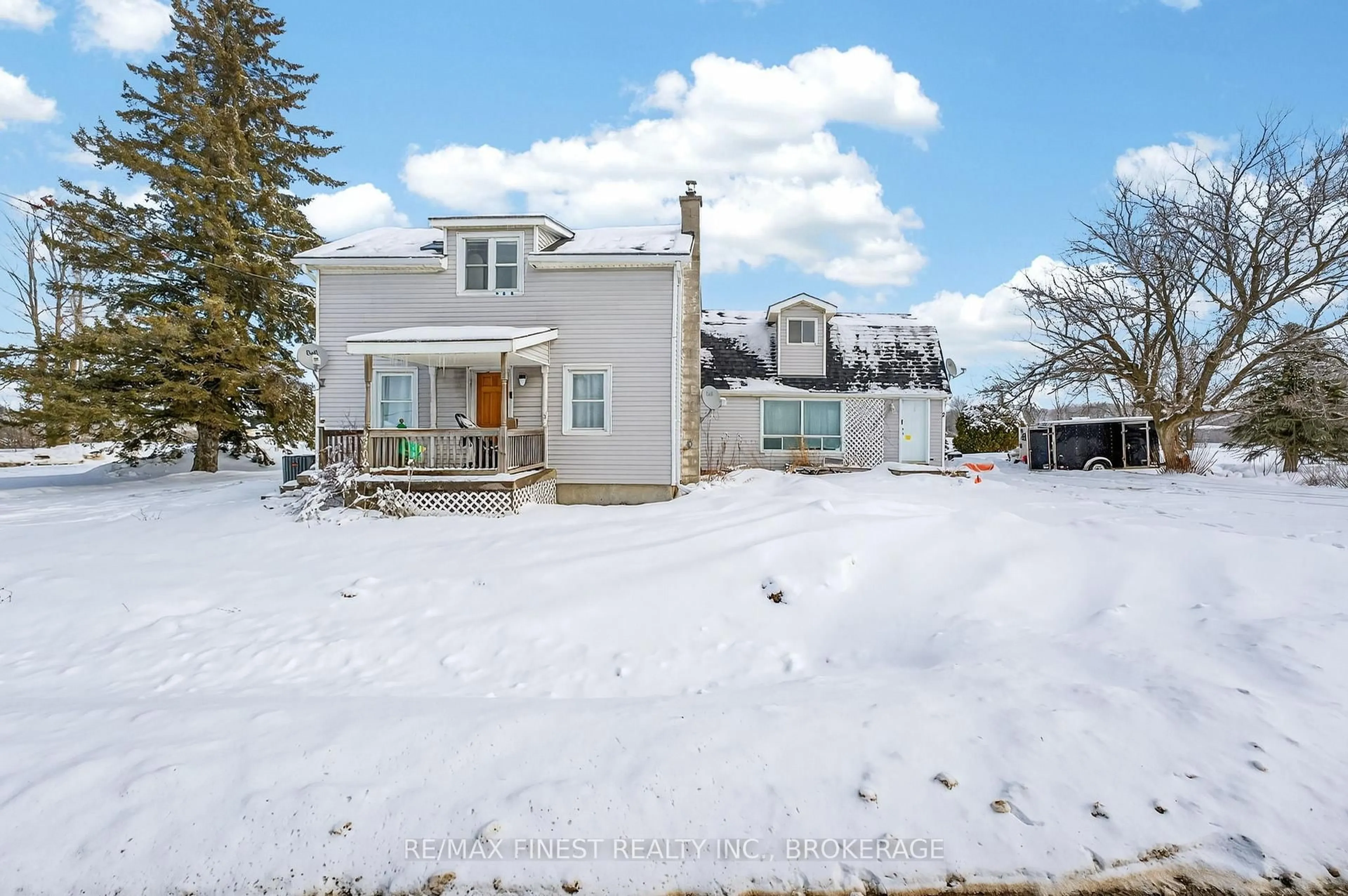 A pic from outside/outdoor area/front of a property/back of a property/a pic from drone, street for 2706 Highway 38, Mcdonalds Corners Ontario K0H 1M0