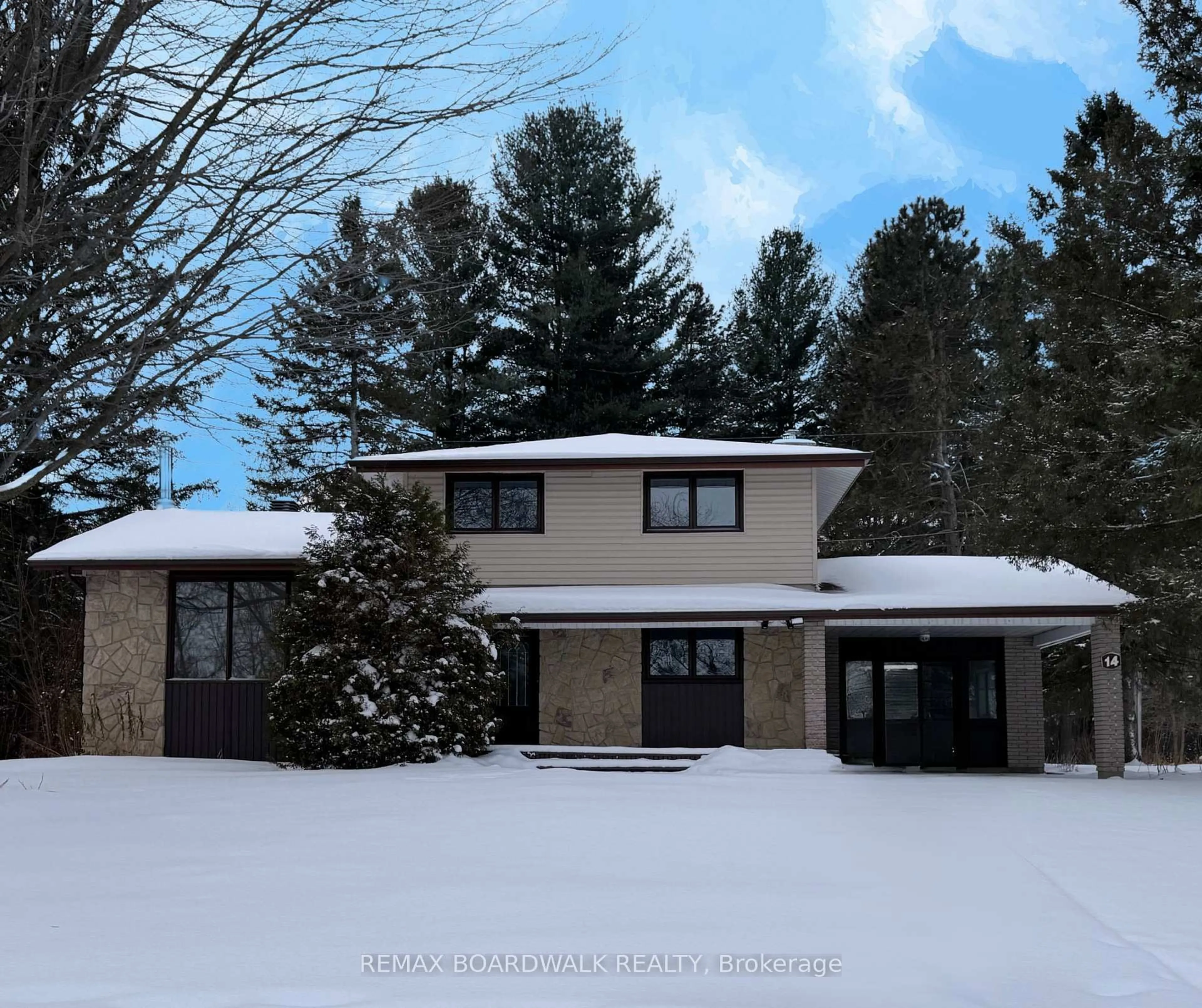 Home with vinyl exterior material, unknown for 14 Riviere Nation Rd, Casselman Ontario K0A 1M0