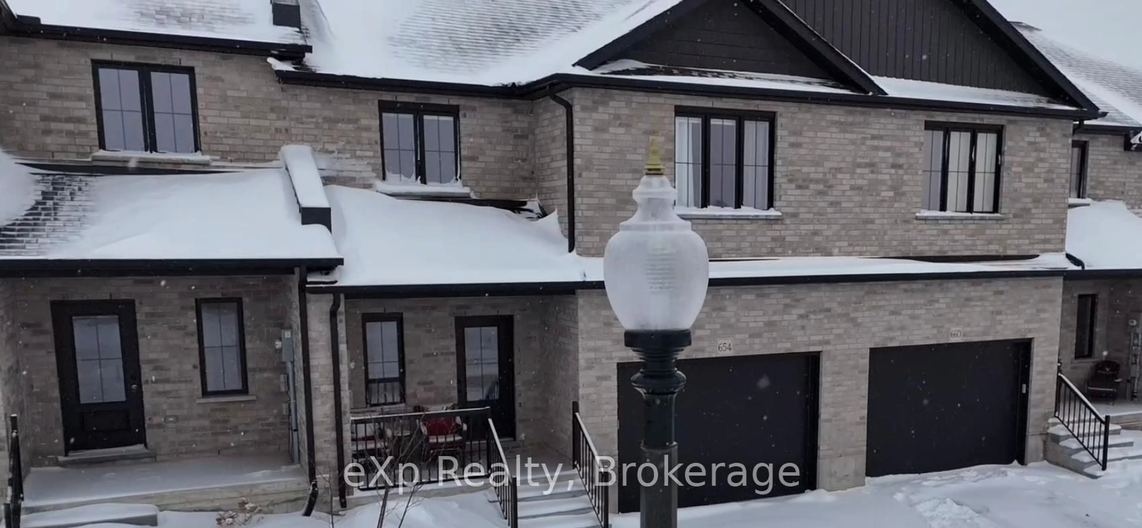 A pic from outside/outdoor area/front of a property/back of a property/a pic from drone, street for 654 Wray Ave, North Perth Ontario N4W 3K9