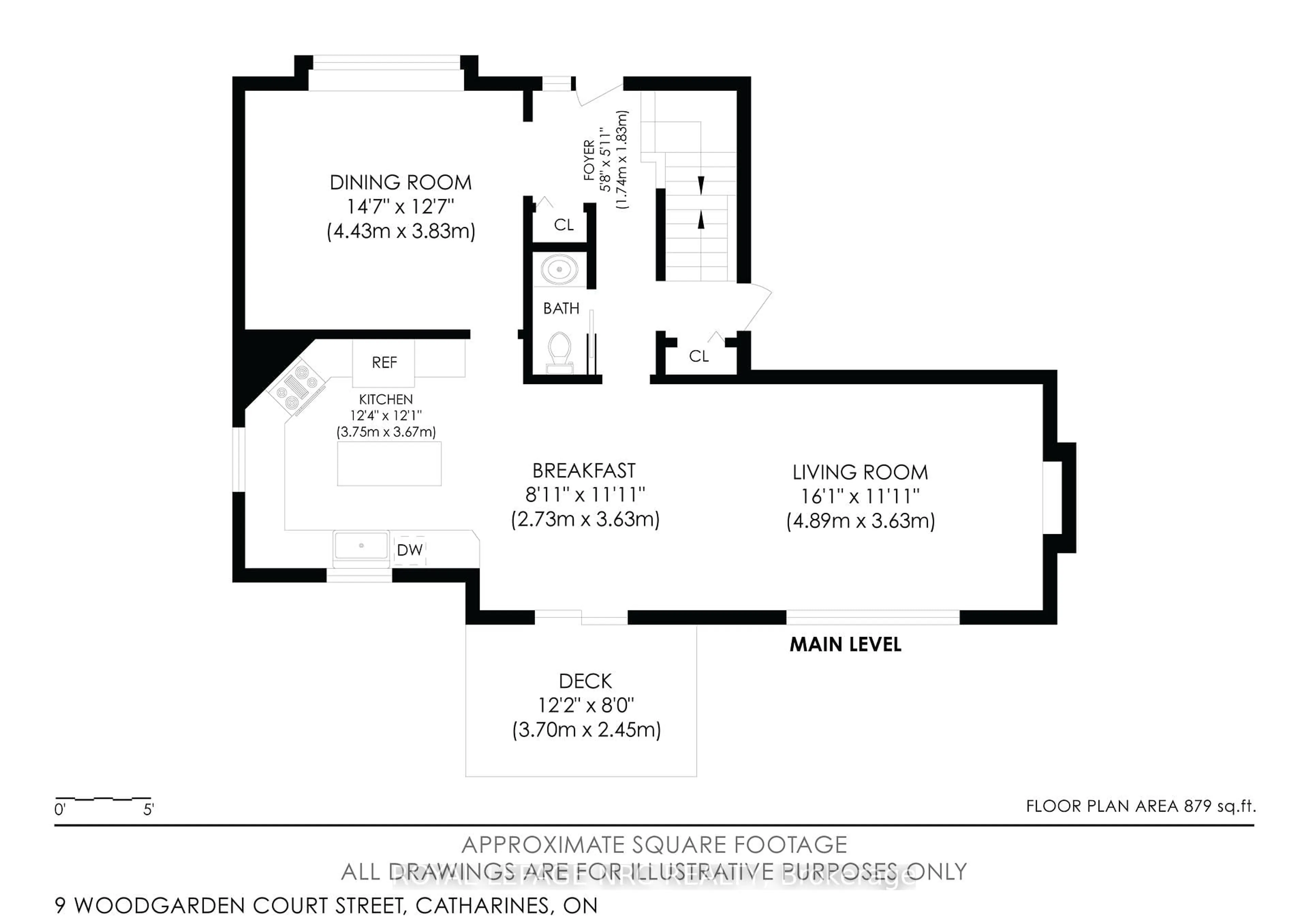 Floor plan for 9 Woodgarden Crt, St. Catharines Ontario L2M 7C9