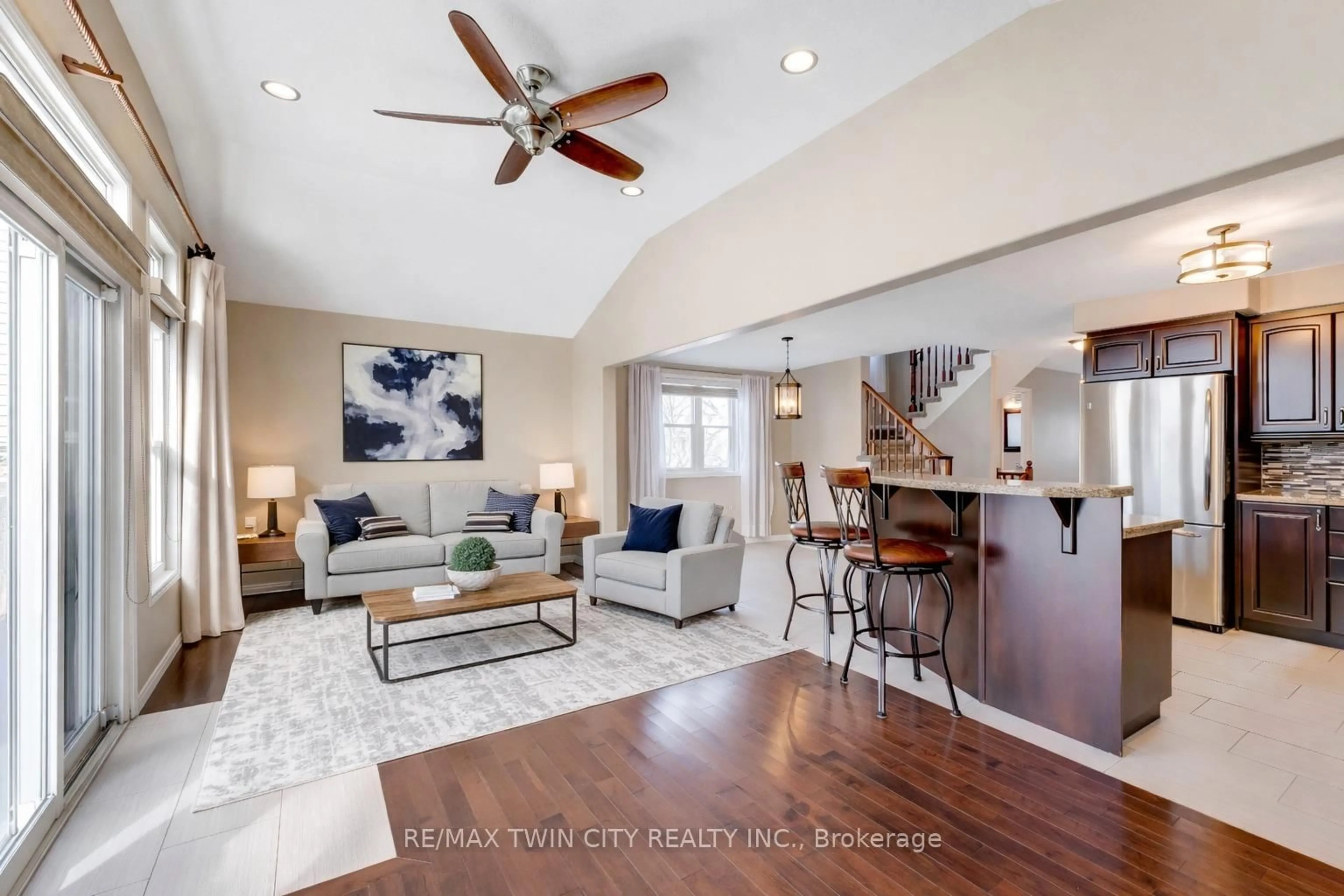 Living room with furniture, unknown for 505 Snowdrop Crt, Kitchener Ontario N2E 4G4